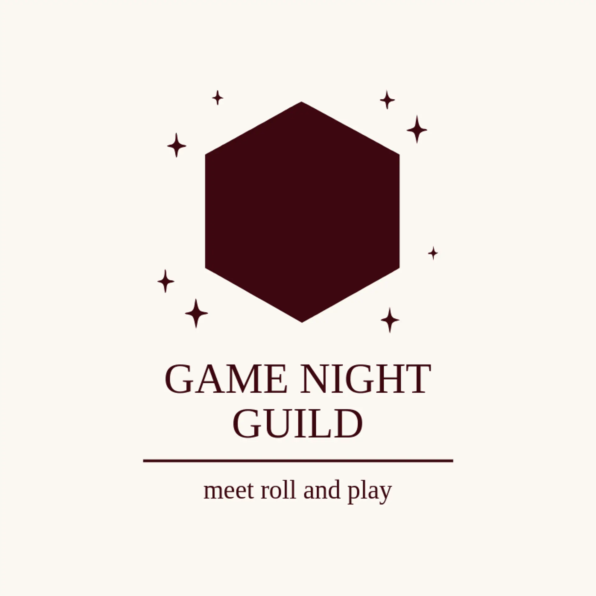 Game Night Guild logo for dice