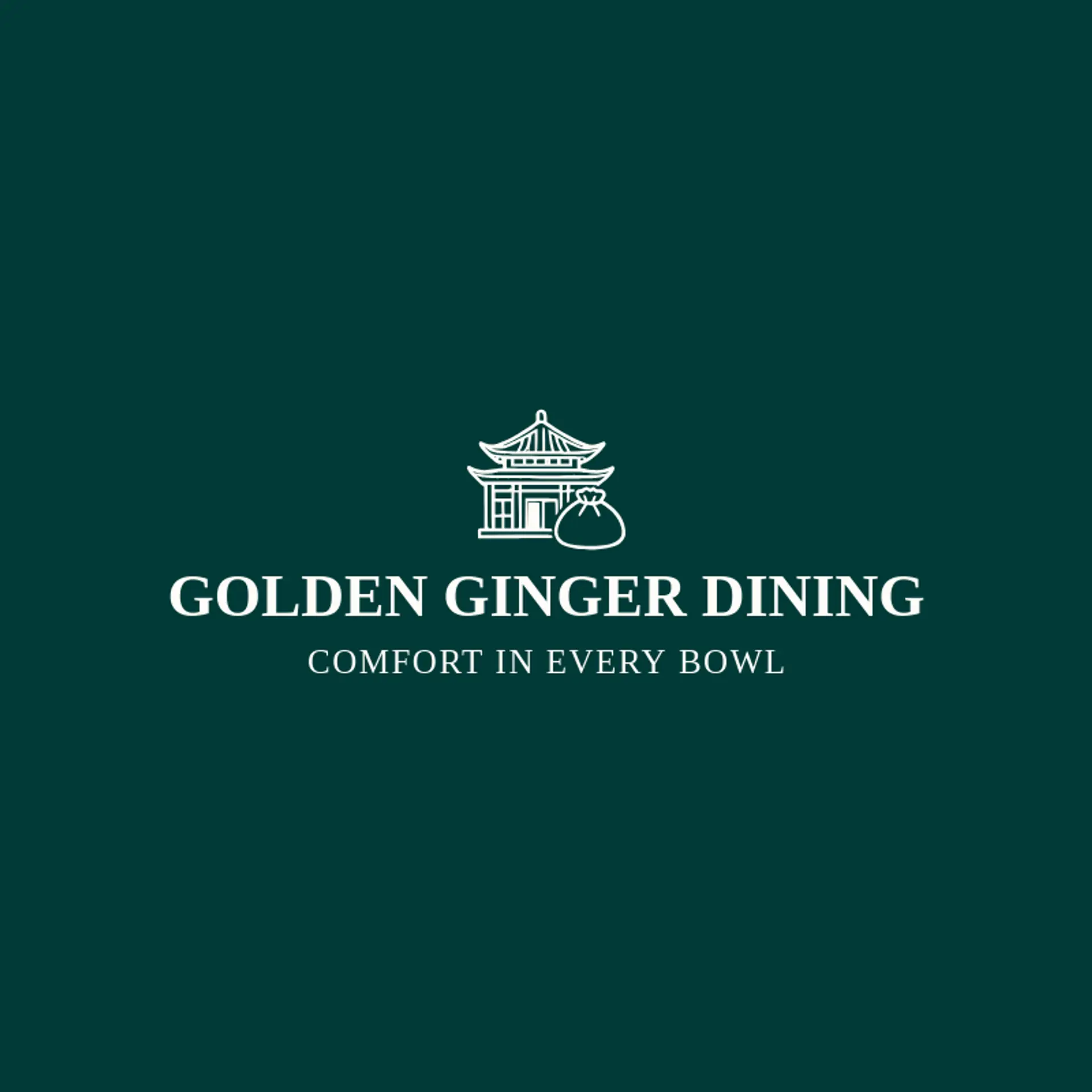 Golden Ginger Dining logo for chinese restaurant