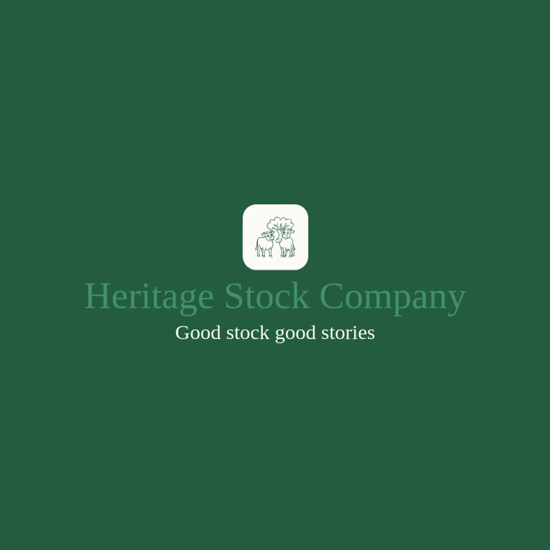 Heritage Stock Company logo for beef
