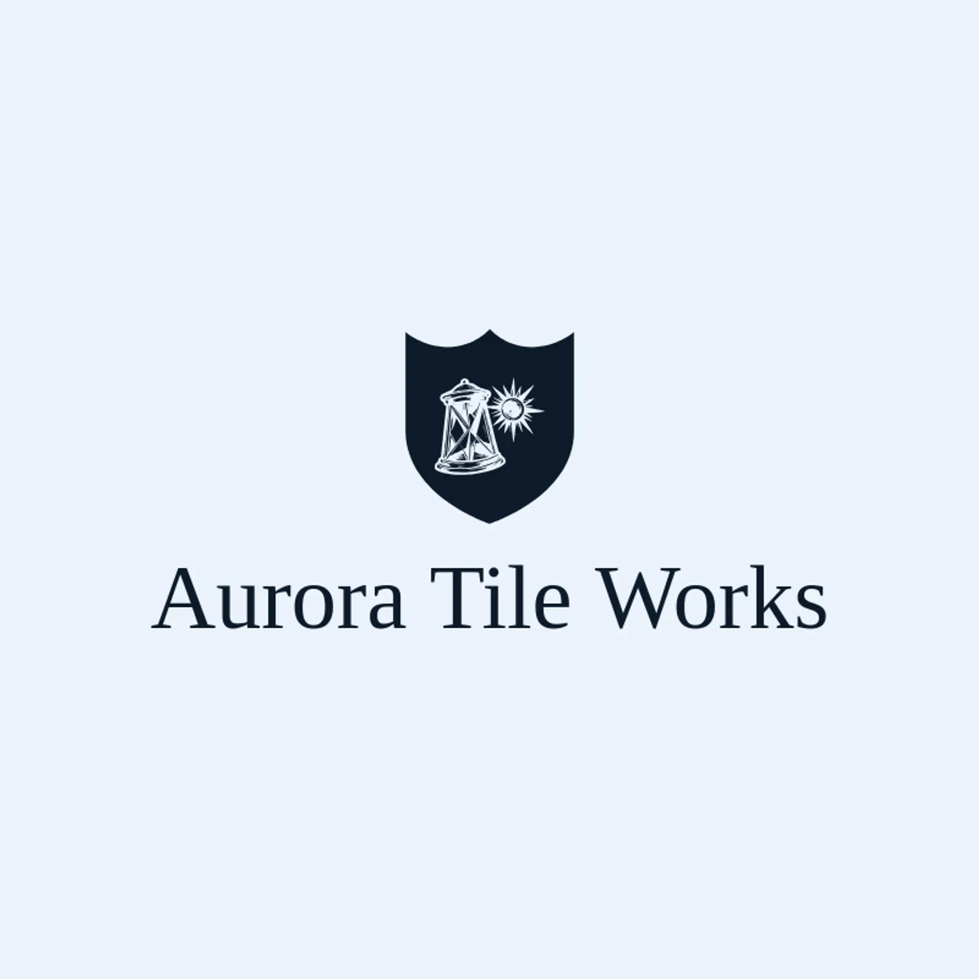 Aurora Tile Works logo for kaleidoscope