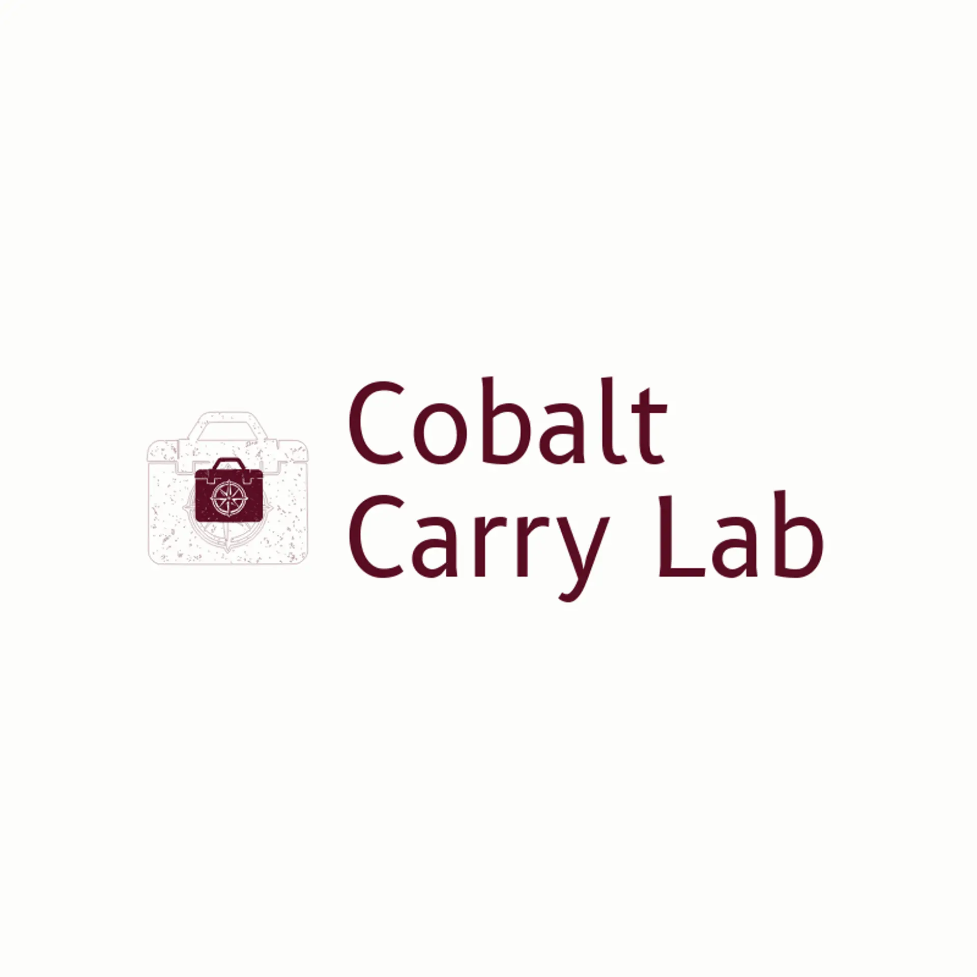 Cobalt Carry Lab logo for bag