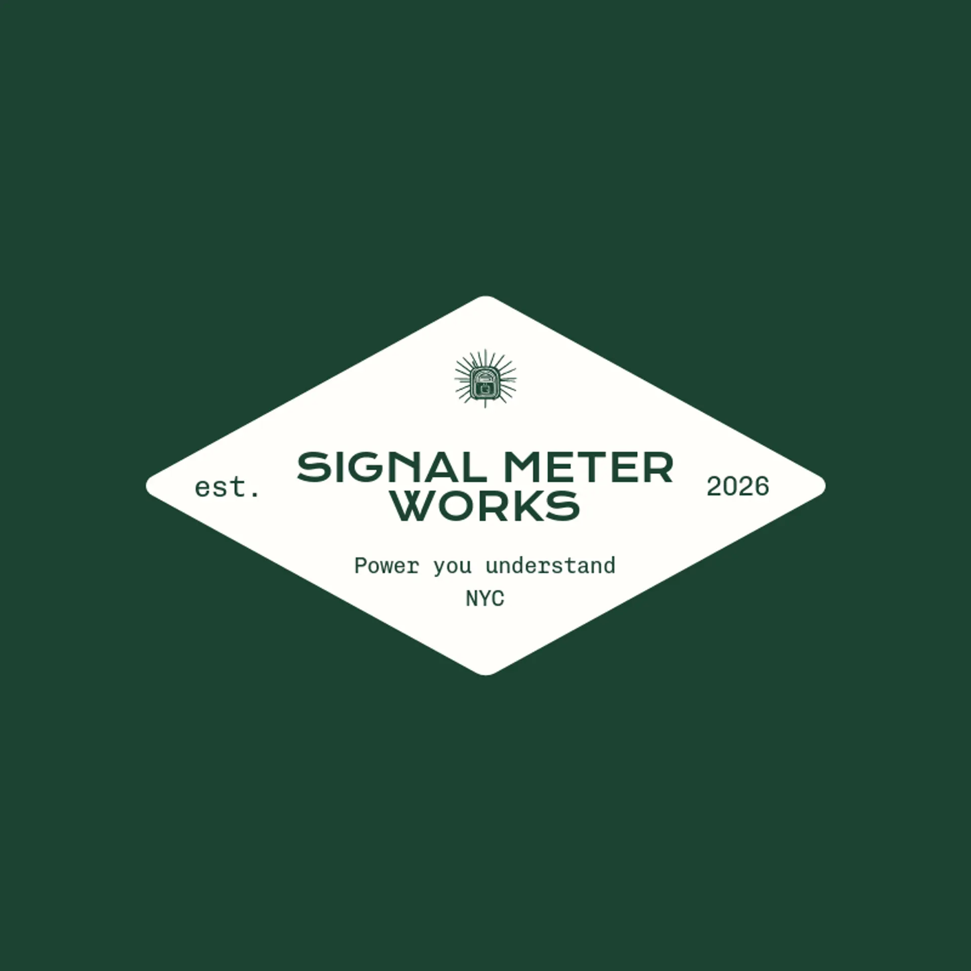 Signal Meter Works logo for electrician