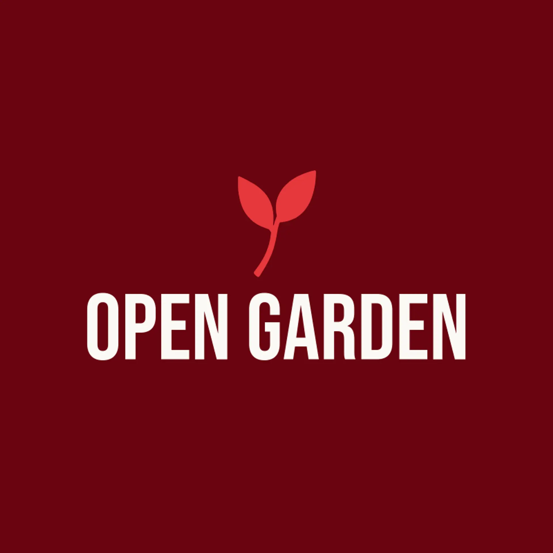 Open Garden logo for tea