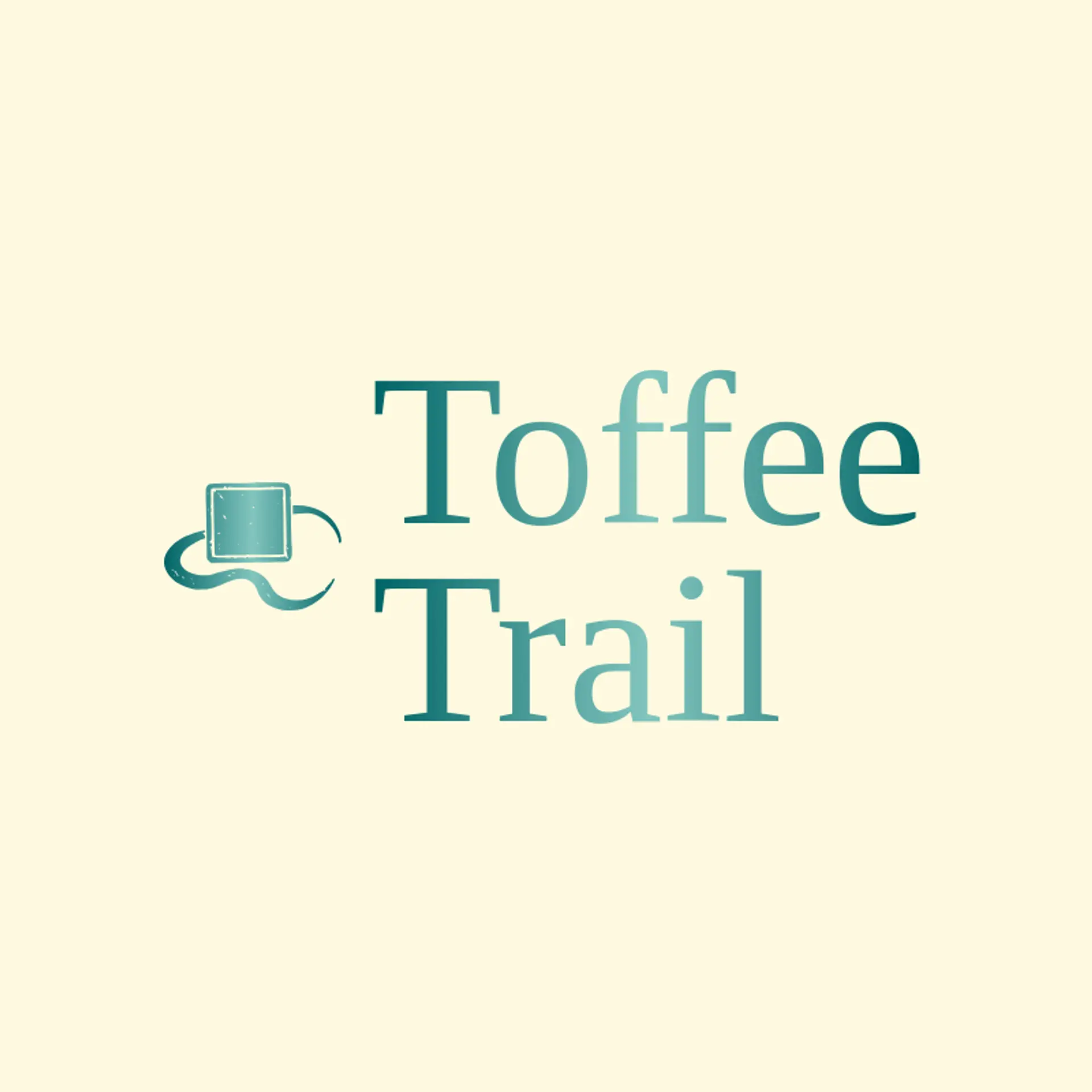 Toffee Trail logo for sweet