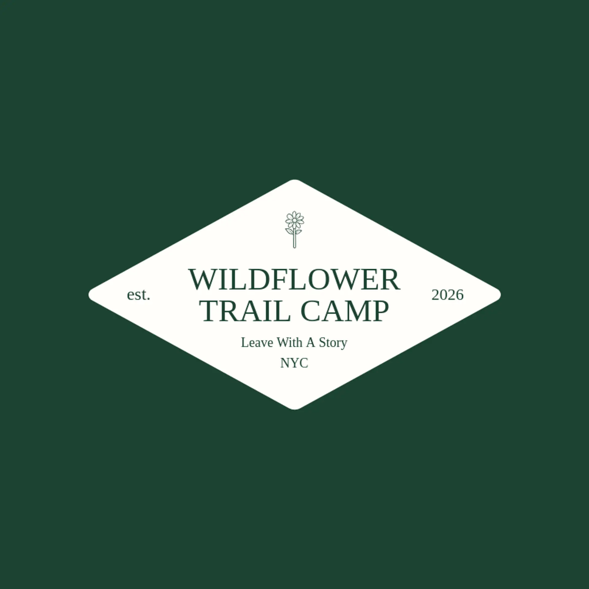 Wildflower Trail Camp logo for camp