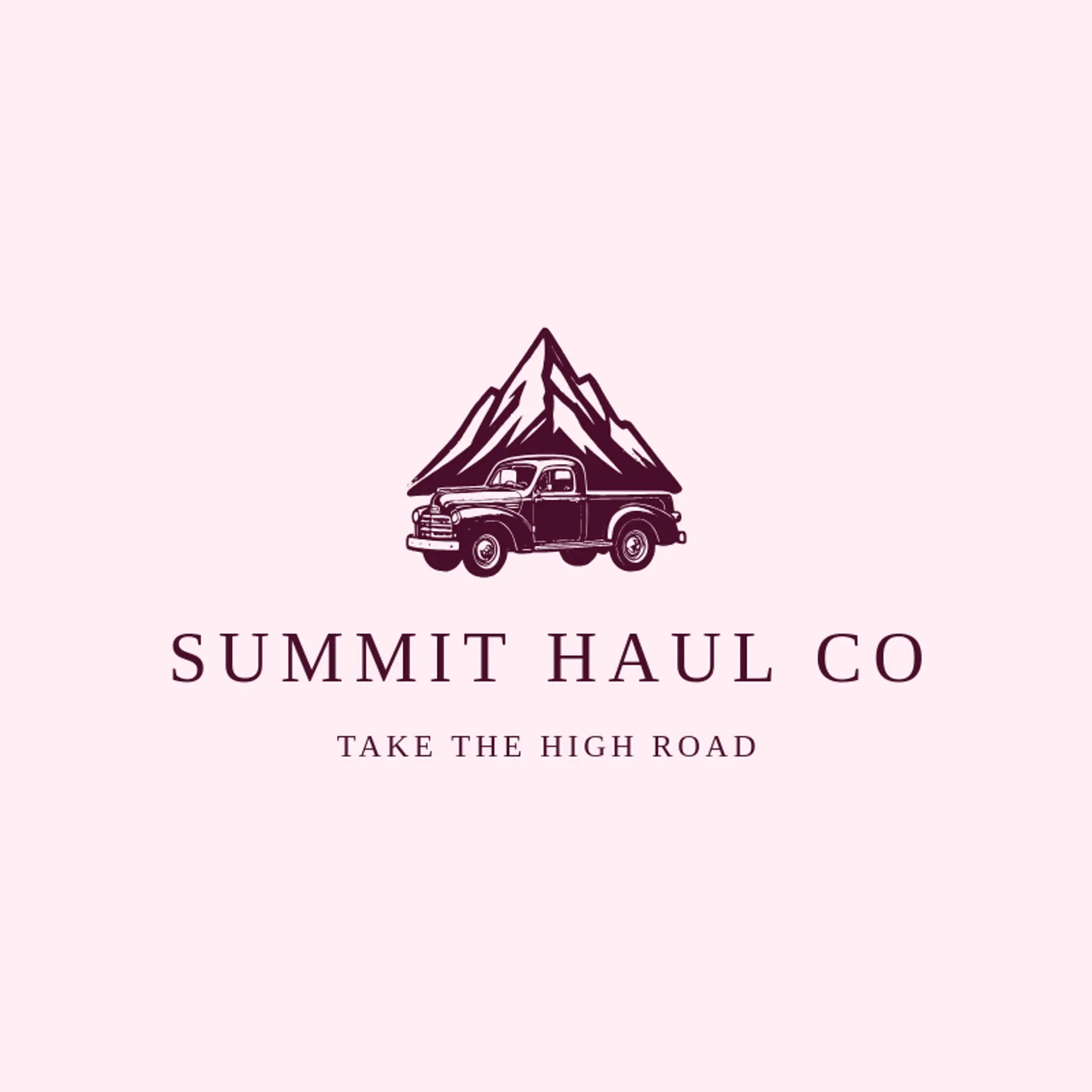Summit Haul Co logo for trucking company