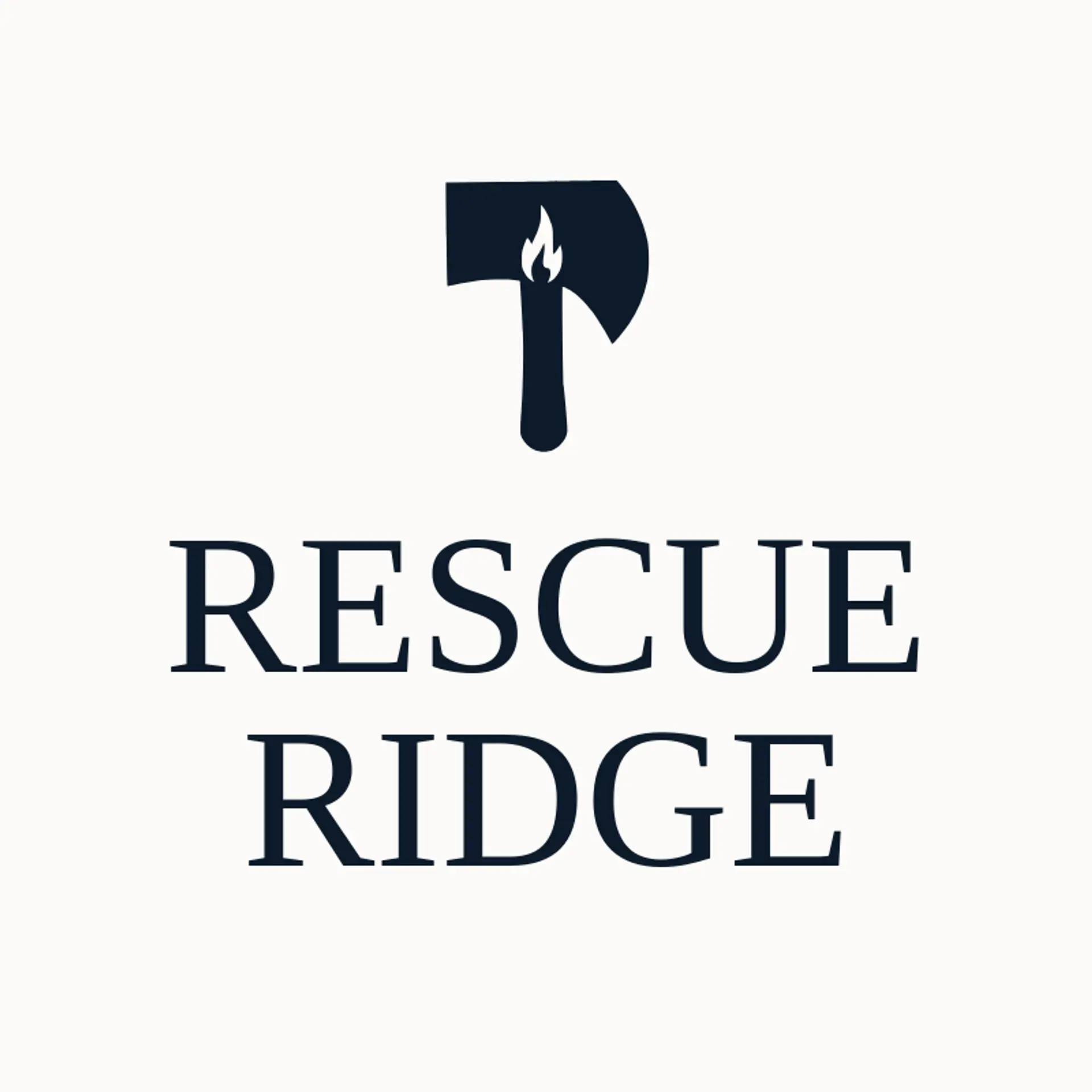 Rescue Ridge logo for fire station