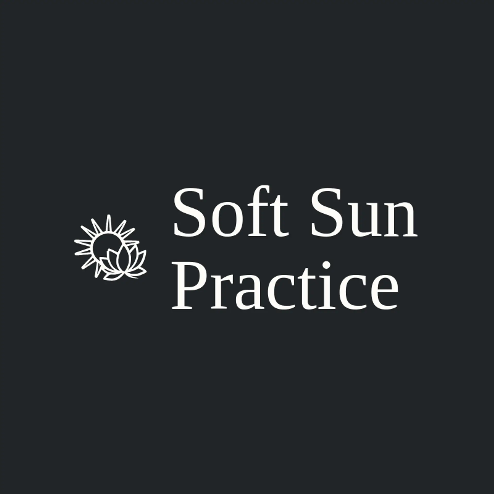 Soft Sun Practice logo for therapy