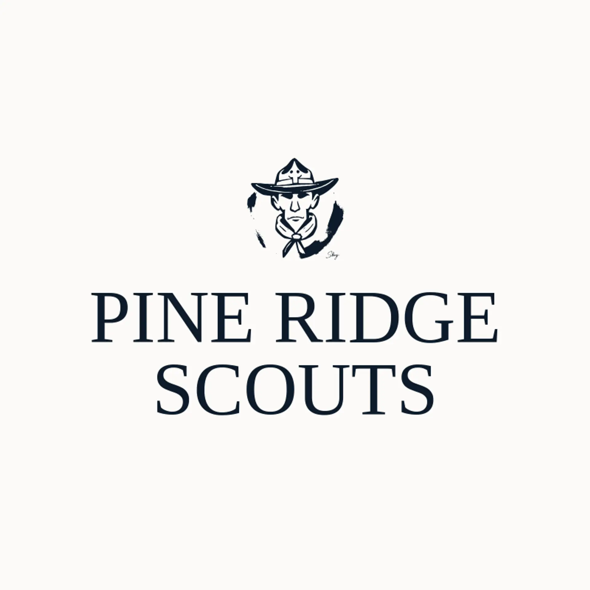Pine Ridge Scouts logo for scout