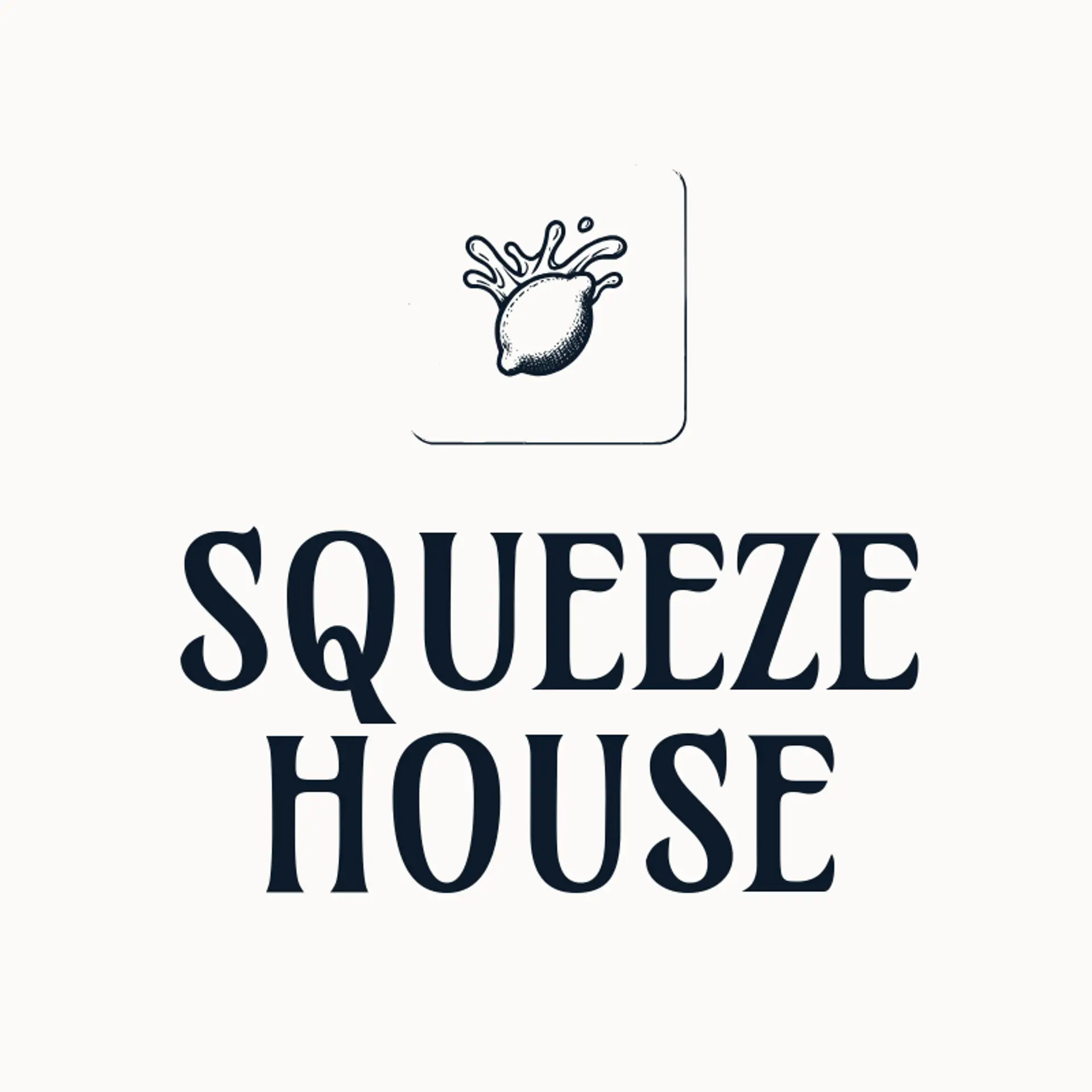 Squeeze House logo for lemonade
