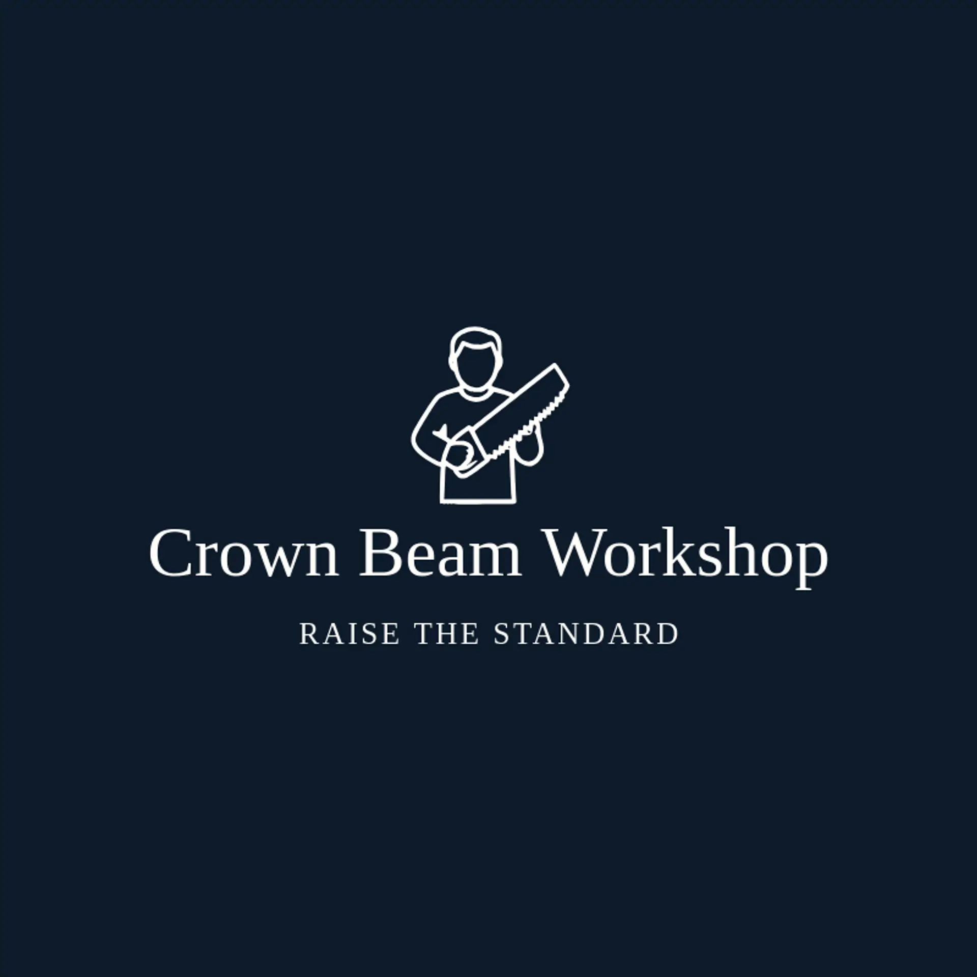 Crown Beam Workshop logo for carpenter