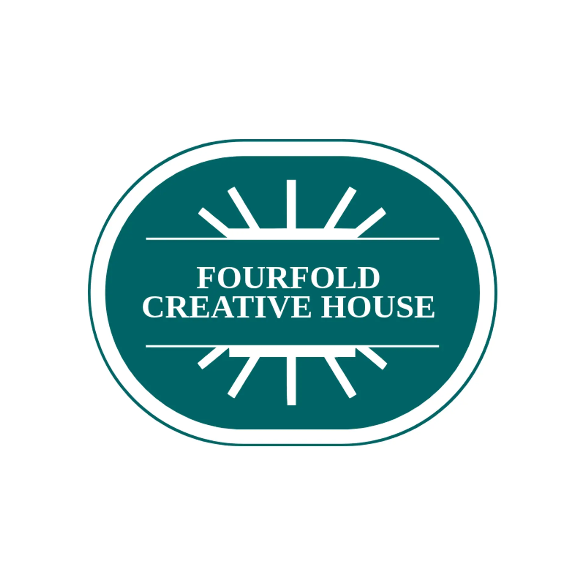 Fourfold Creative House logo for rectangle