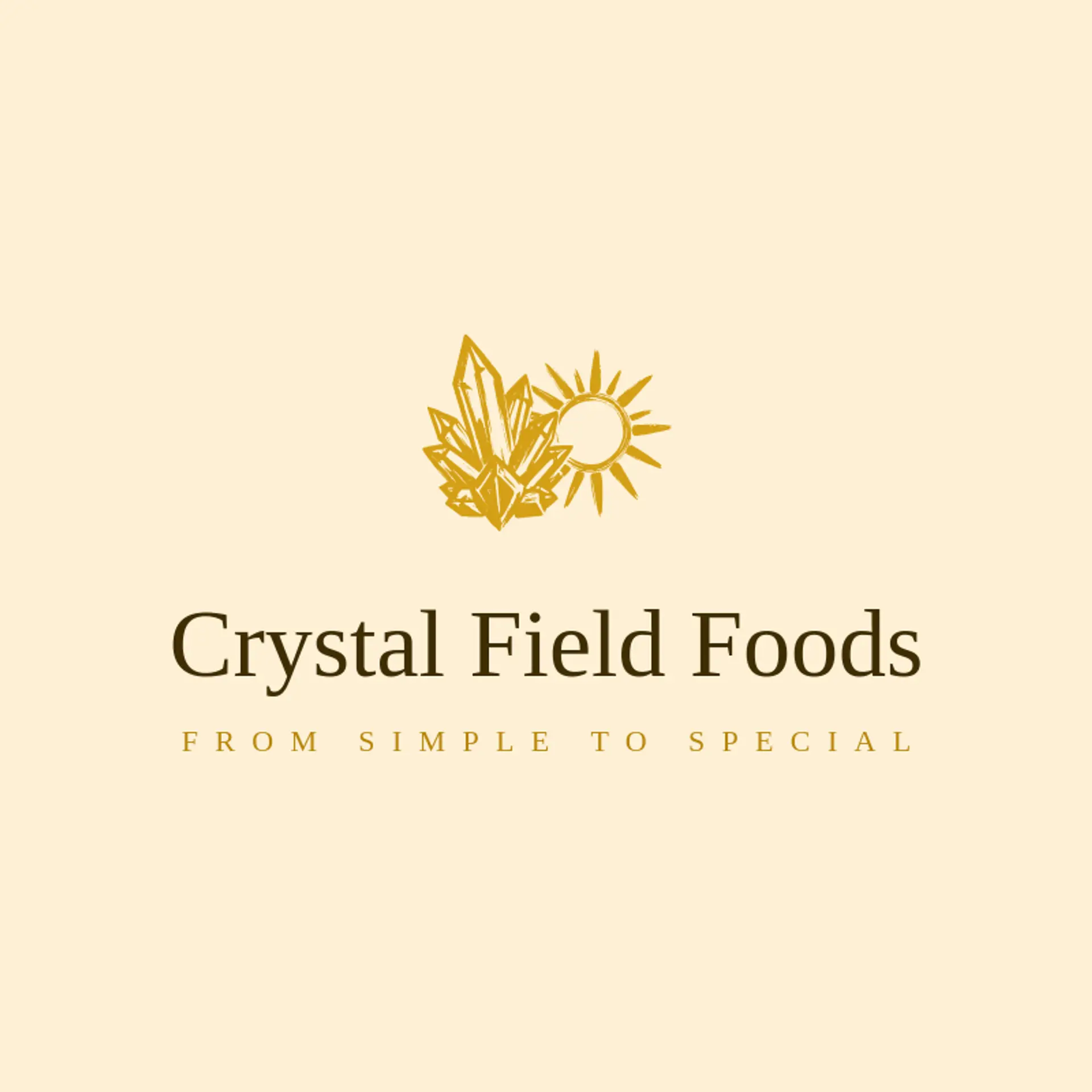 Crystal Field Foods logo for salt