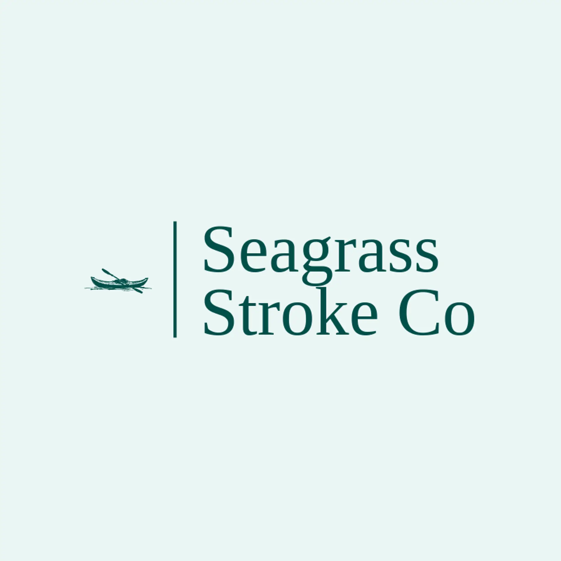 Seagrass Stroke Co logo for kayak
