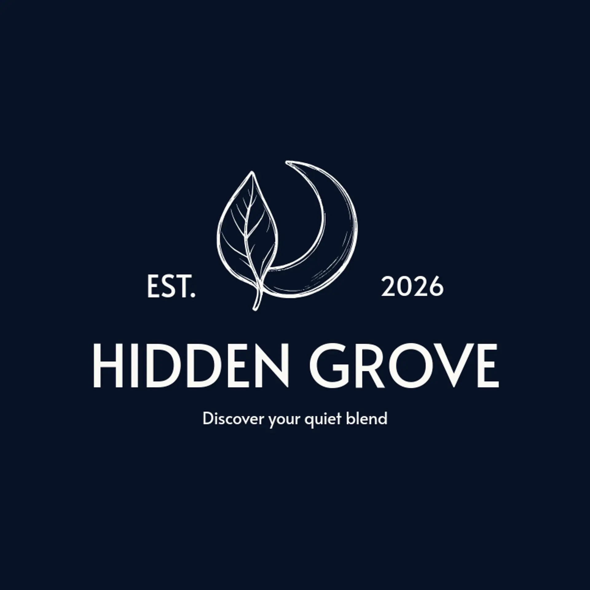 Hidden Grove logo for tea