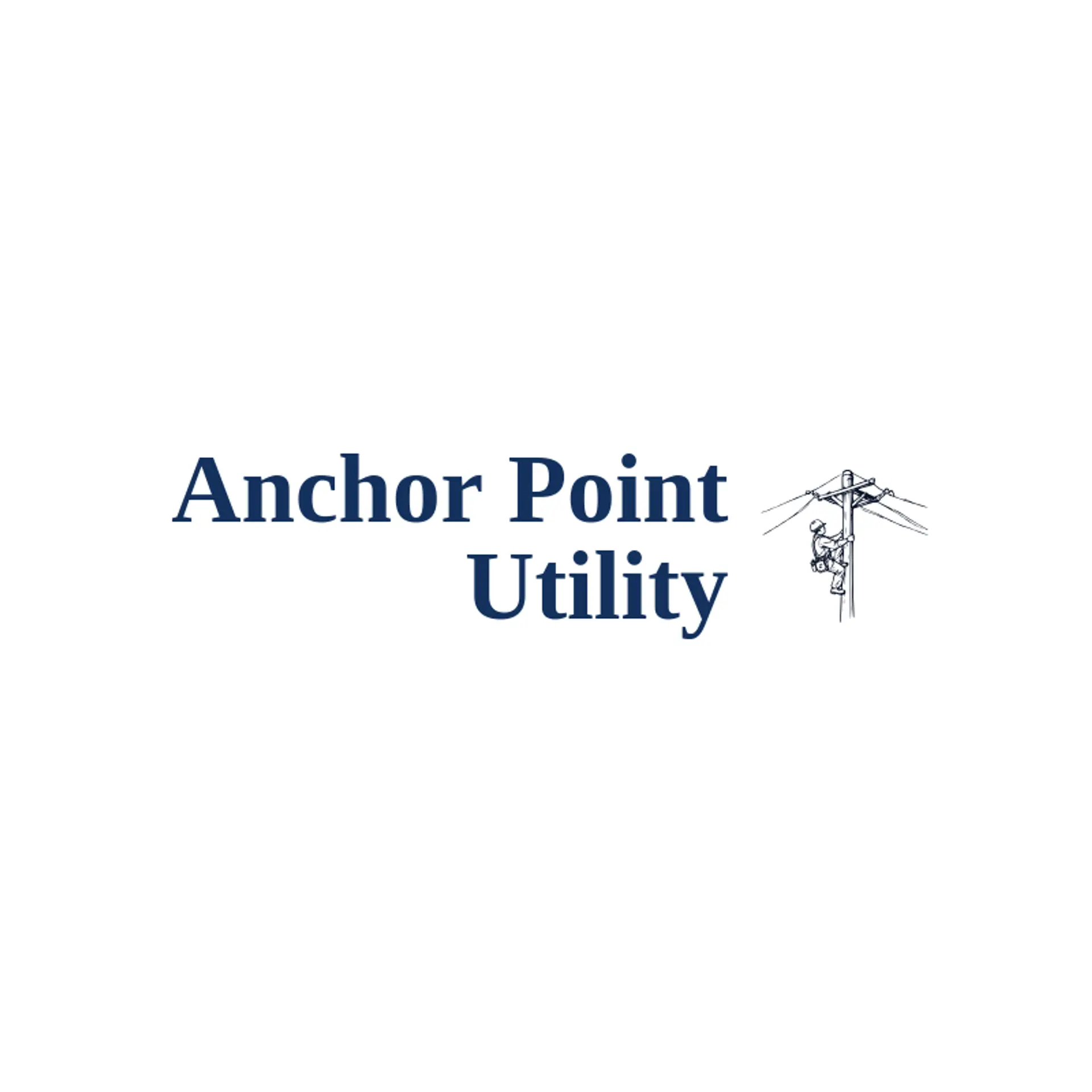Anchor Point Utility logo for lineman