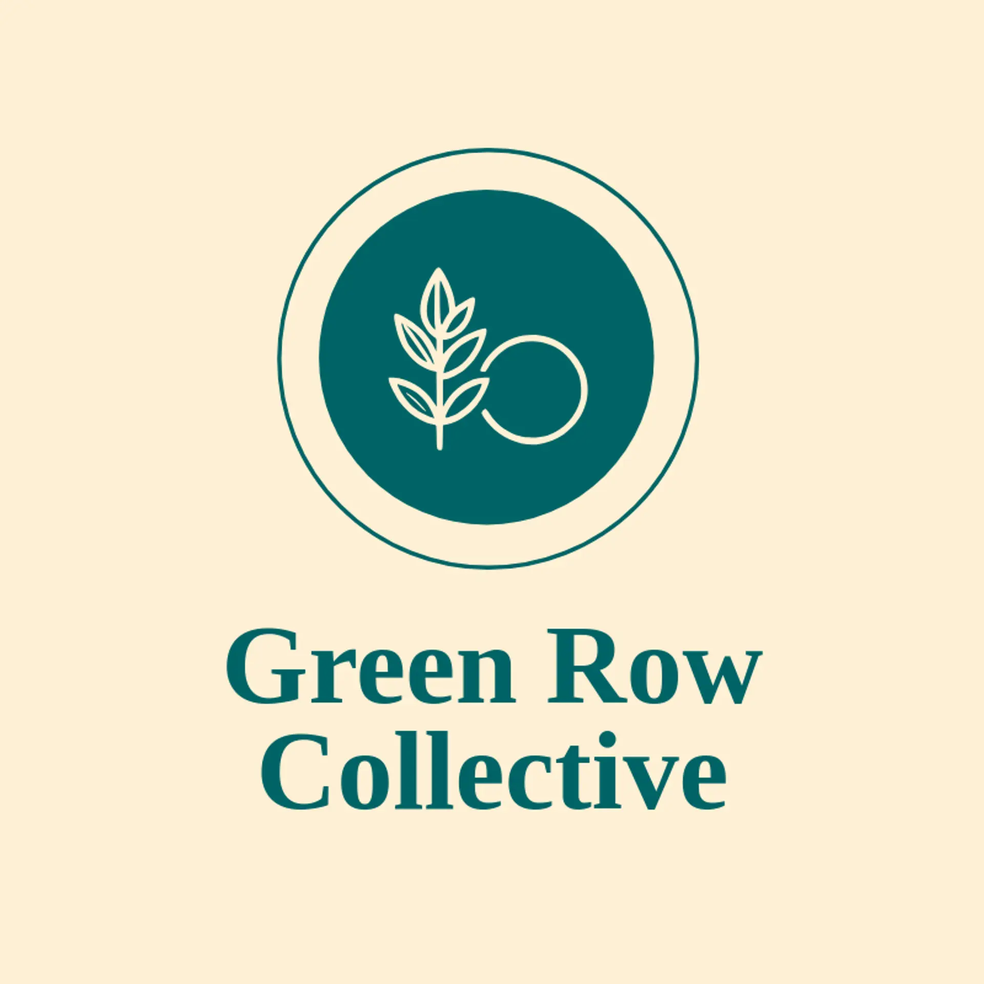 Green Row Collective logo for corn