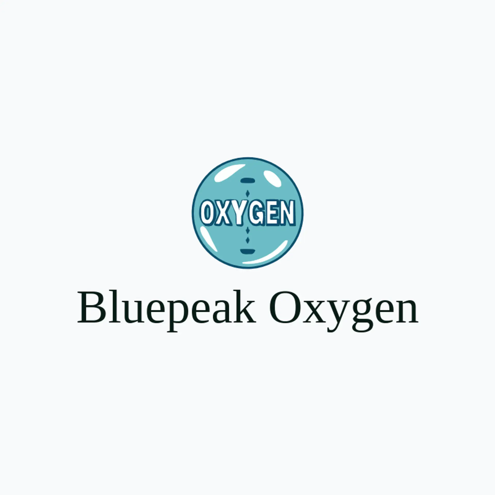 BluePeak Oxygen logo for oxygen