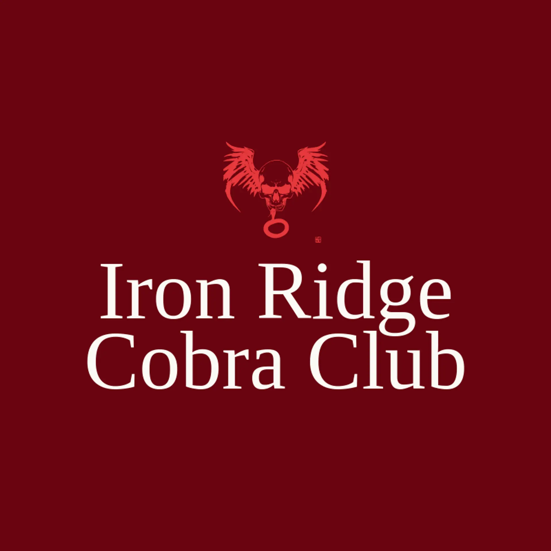 Iron Ridge Cobra Club logo for cobra