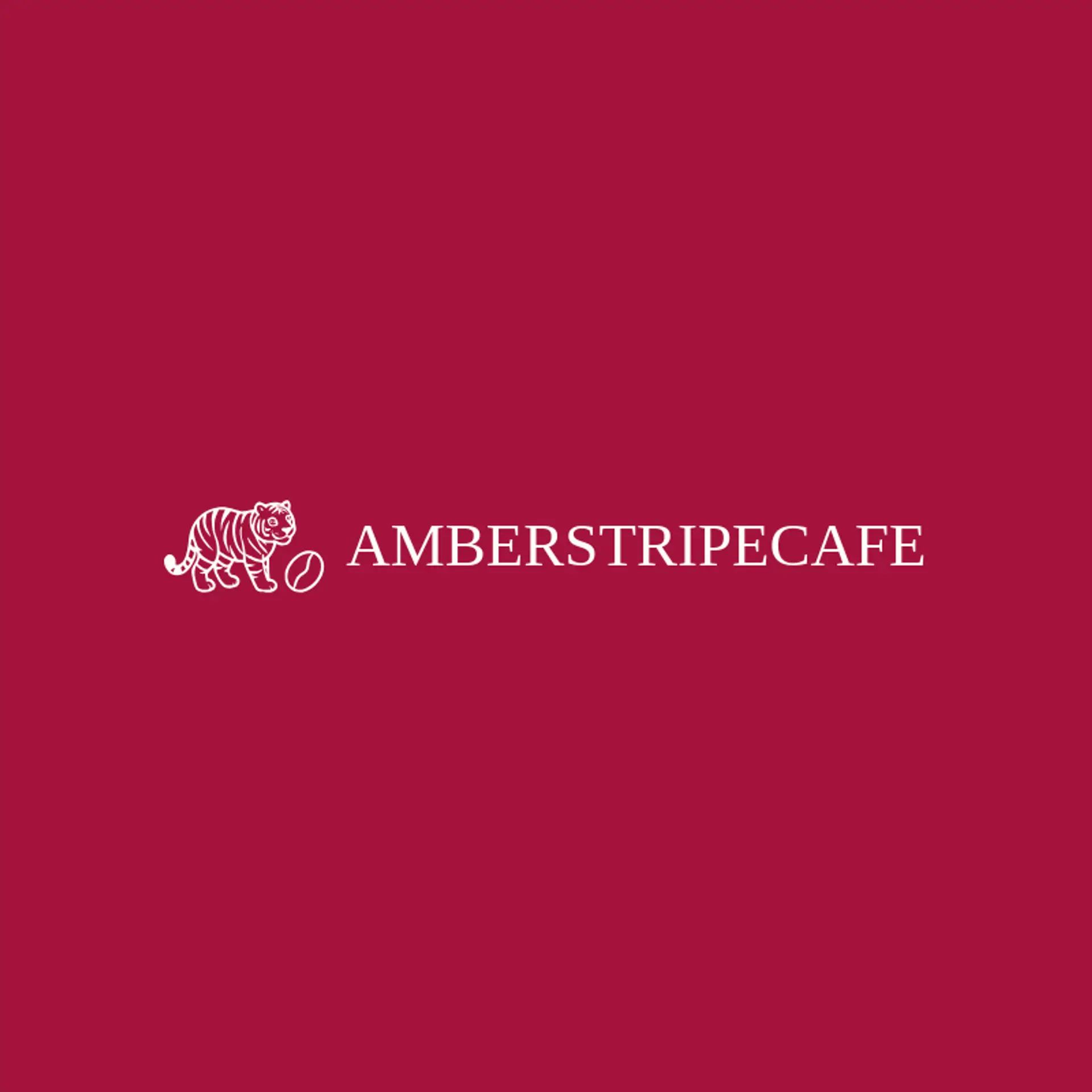 Amber Stripe Cafe logo for bengal