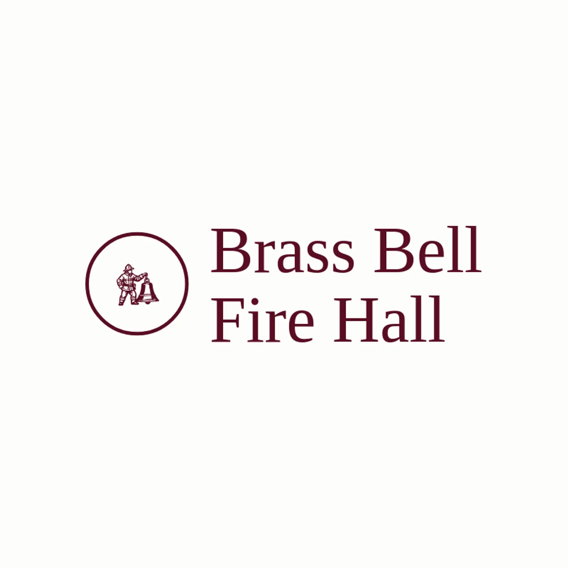 Brass Bell Fire Hall logo for fireman