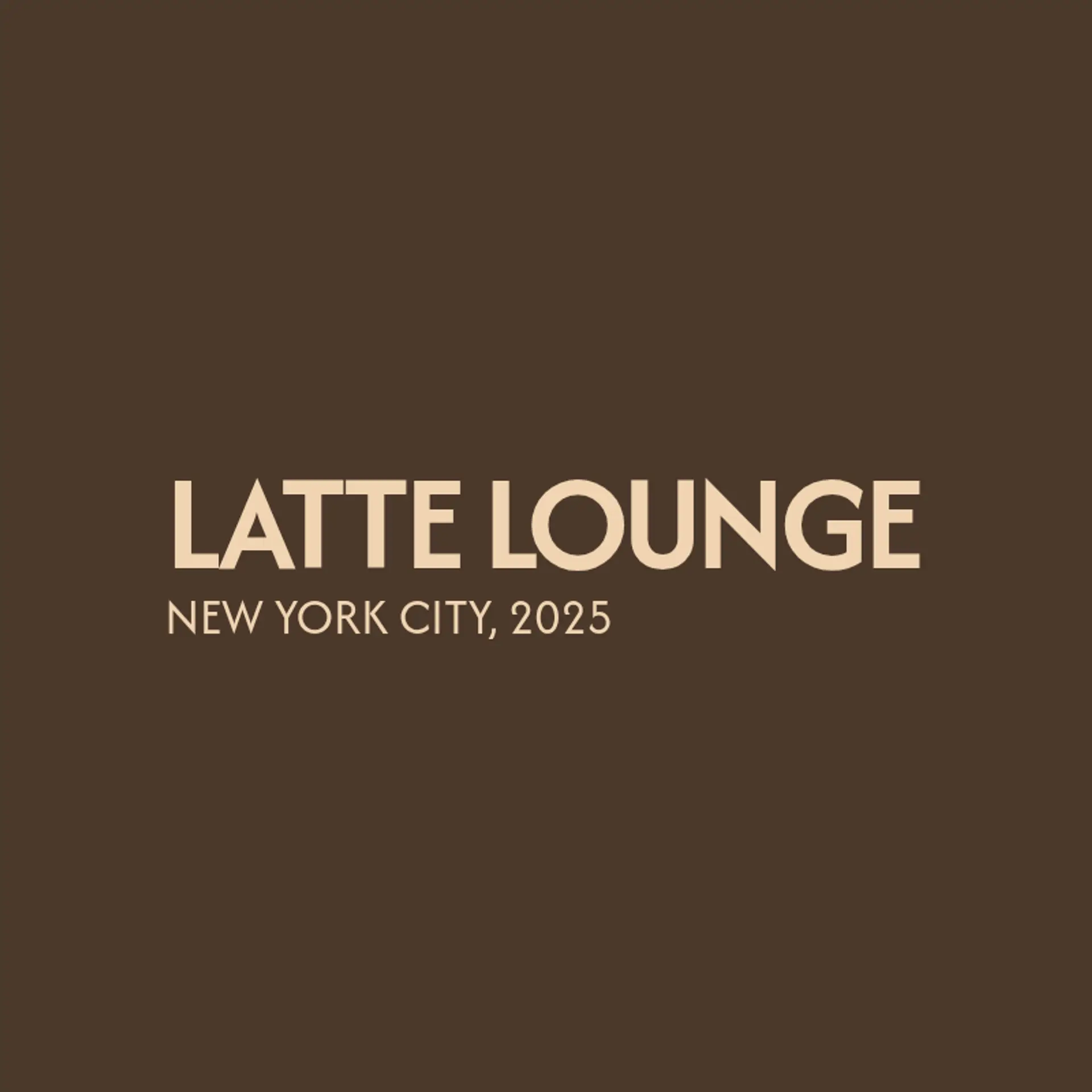 Latte Lounge logo for cafe