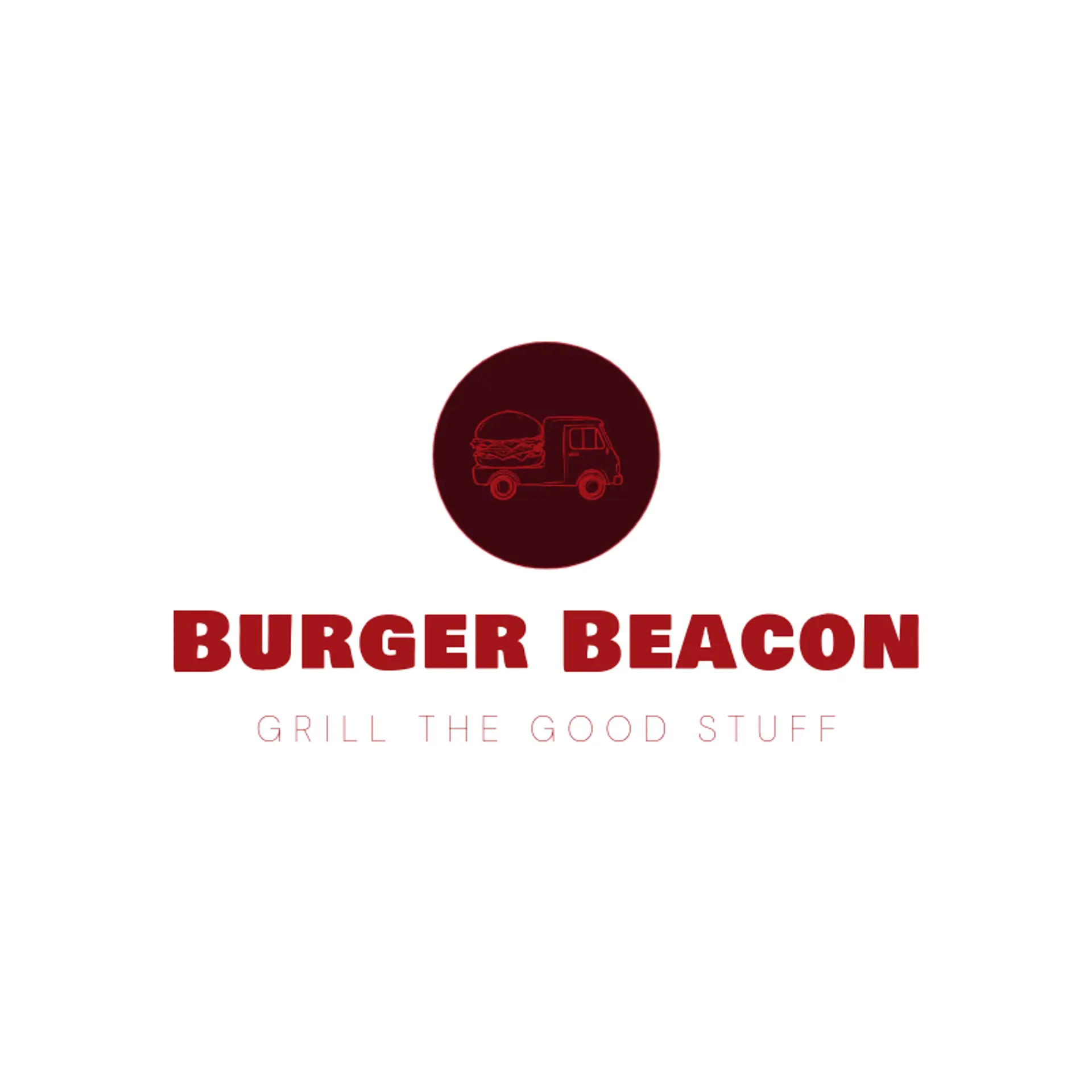 Burger Beacon logo for food truck