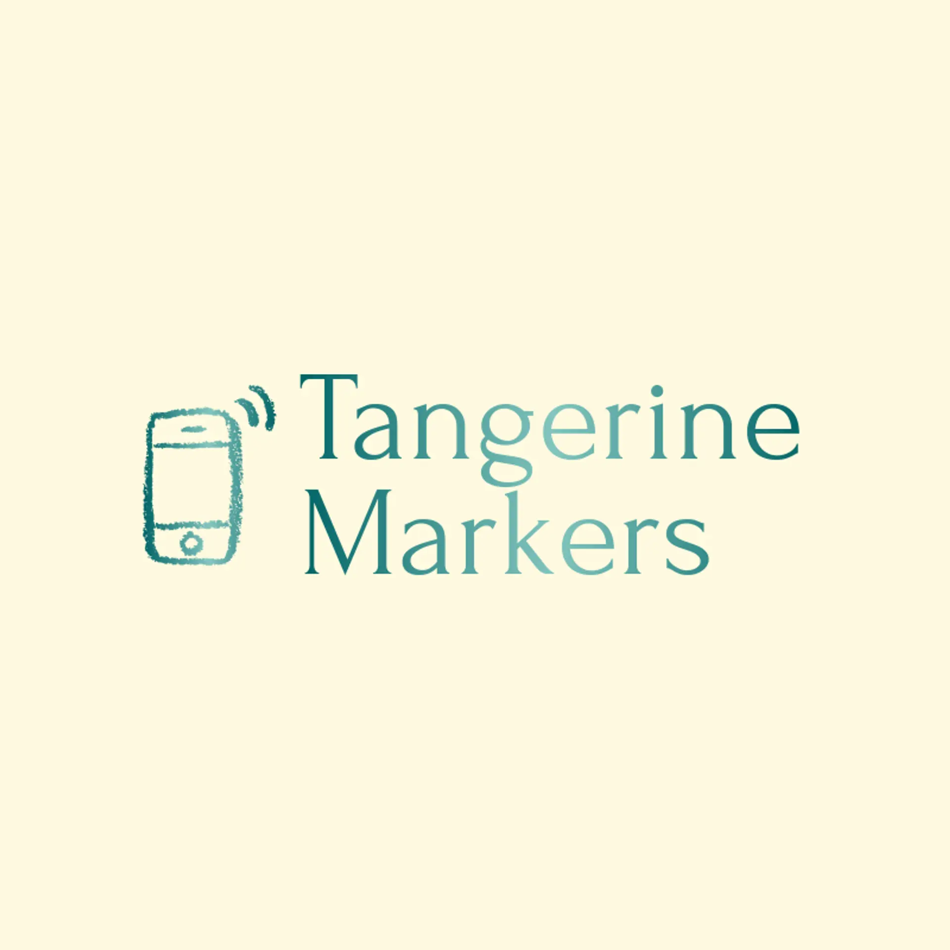 Tangerine Markers logo for crayon