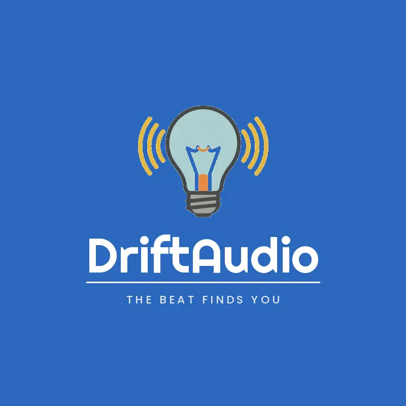 Lightbulb and sound waves producer logo