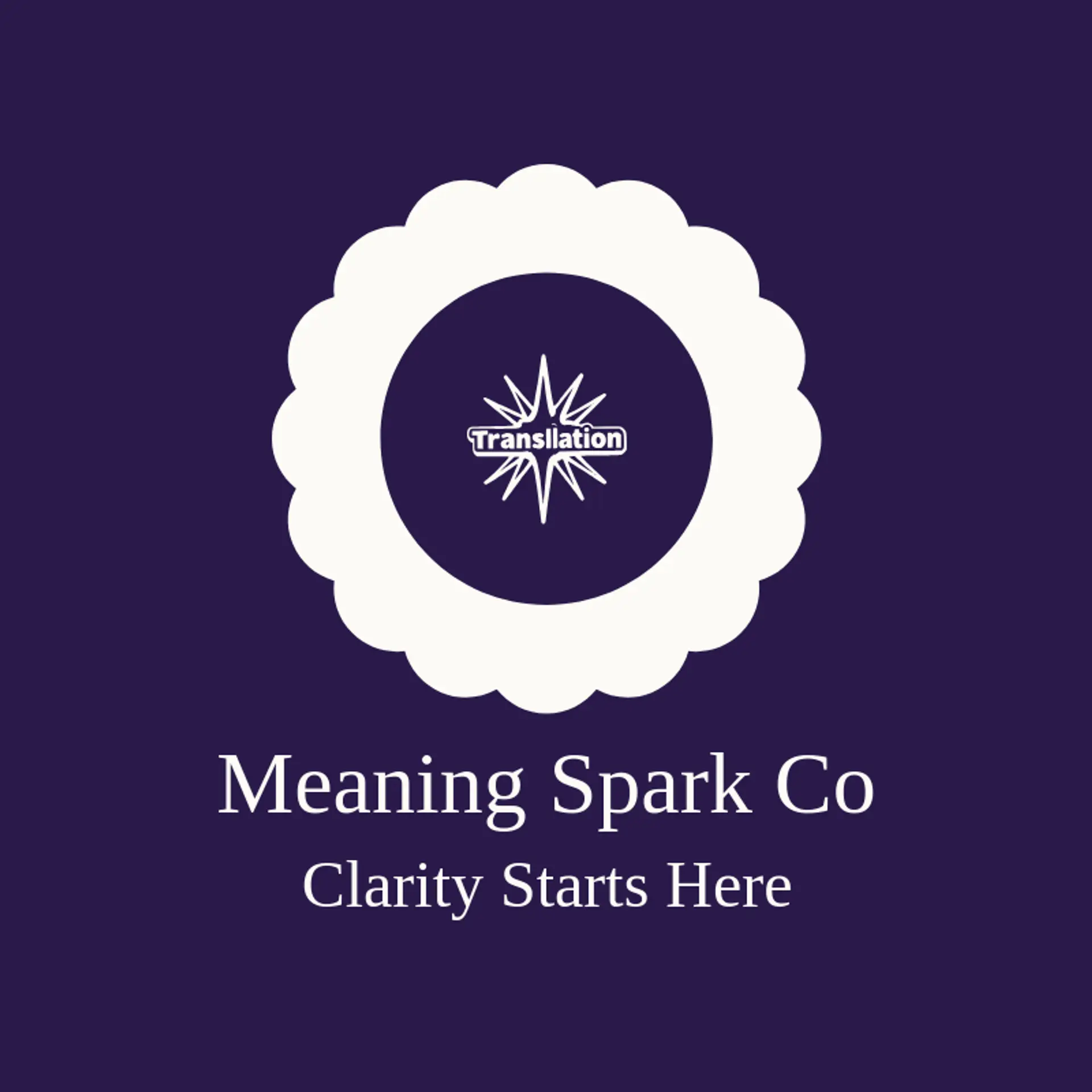 Meaning Spark Co logo for translation
