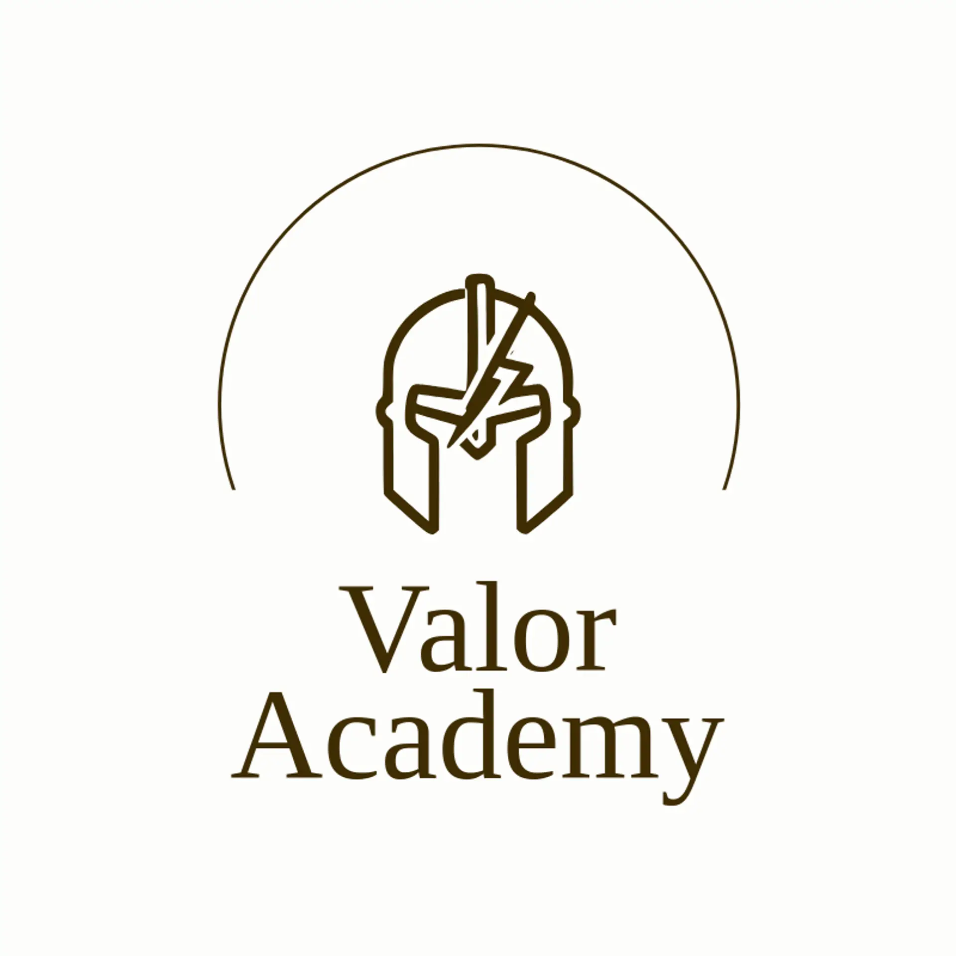 Valor Academy logo for spartan