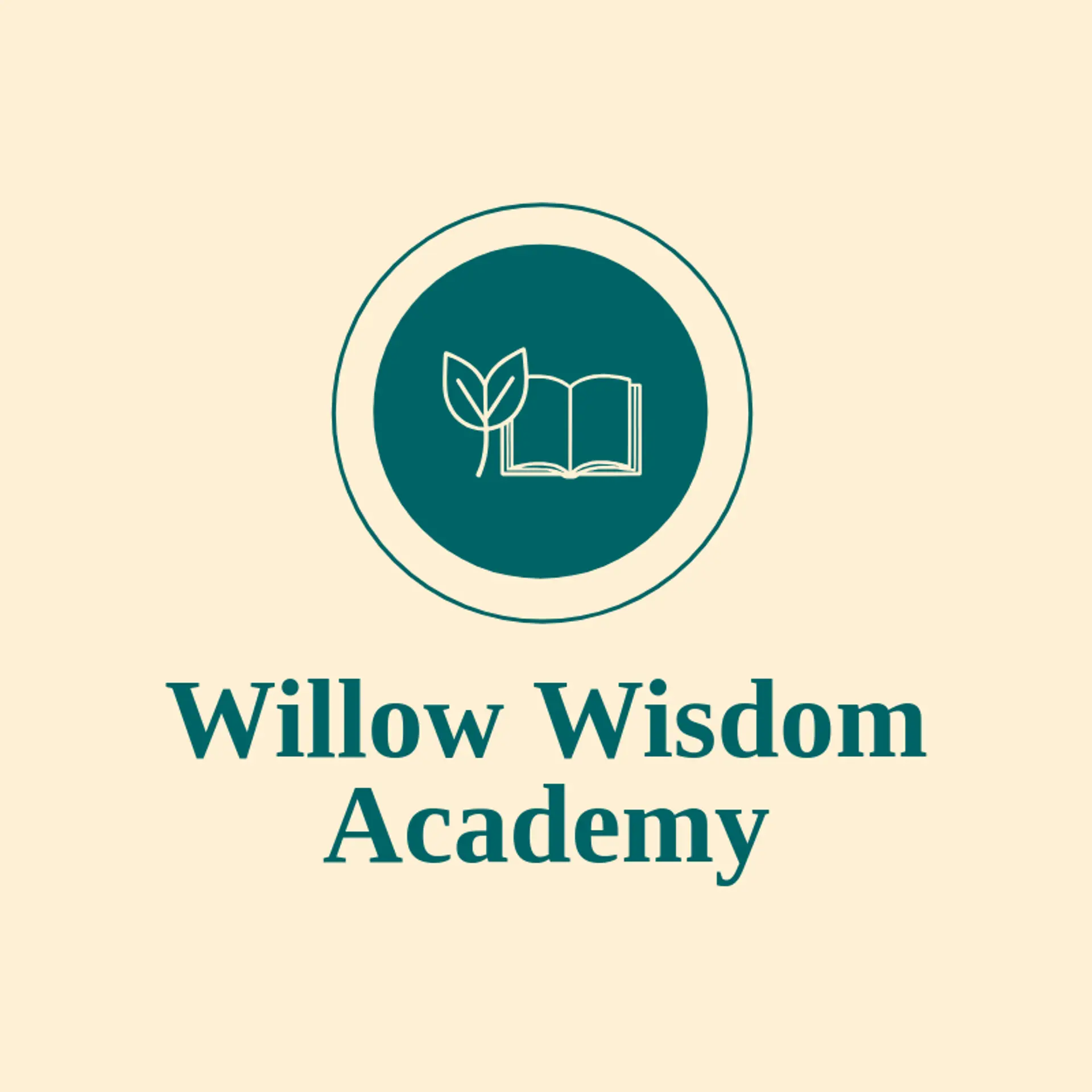 Willow Wisdom Academy logo for academy