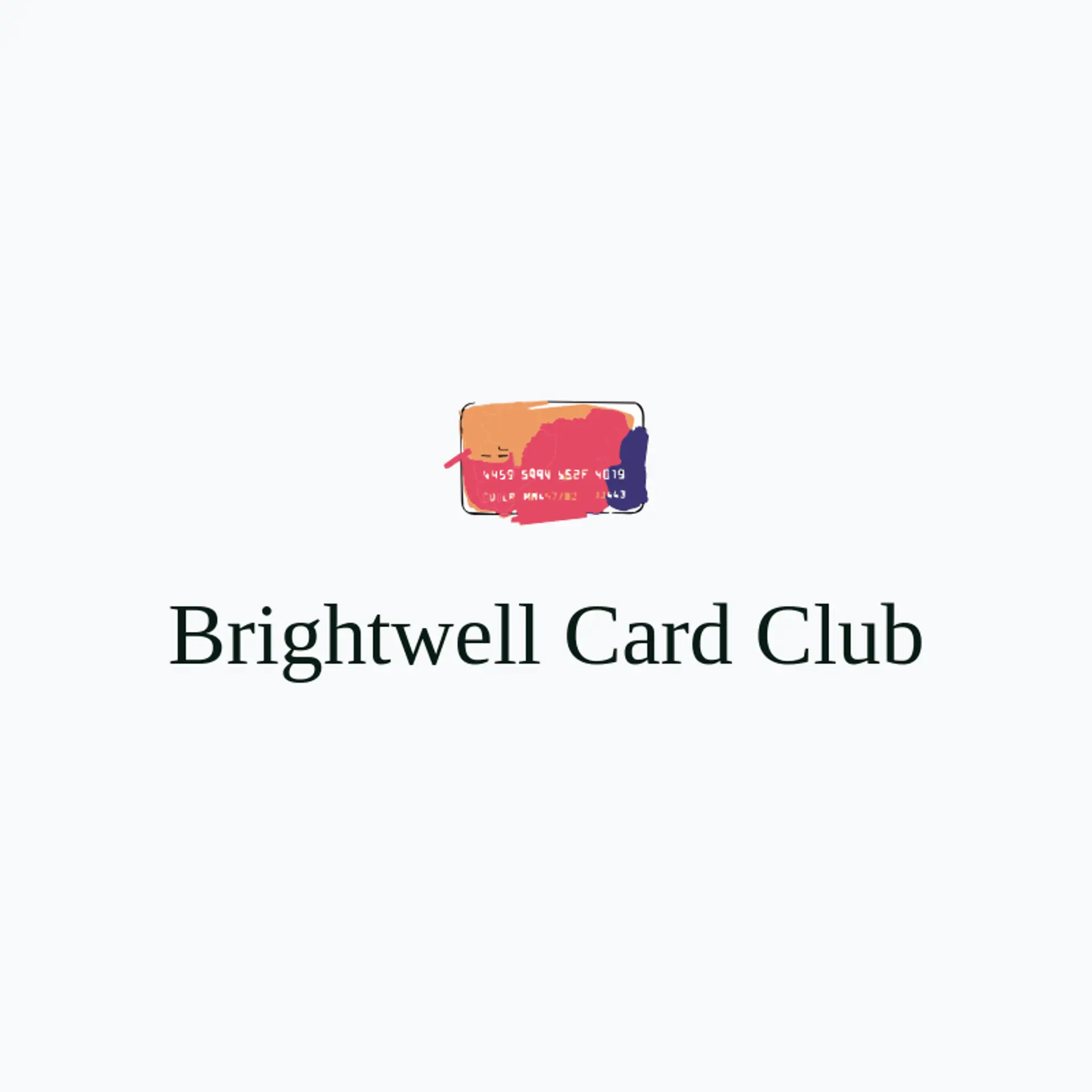 Brightwell Card Club logo for credit card