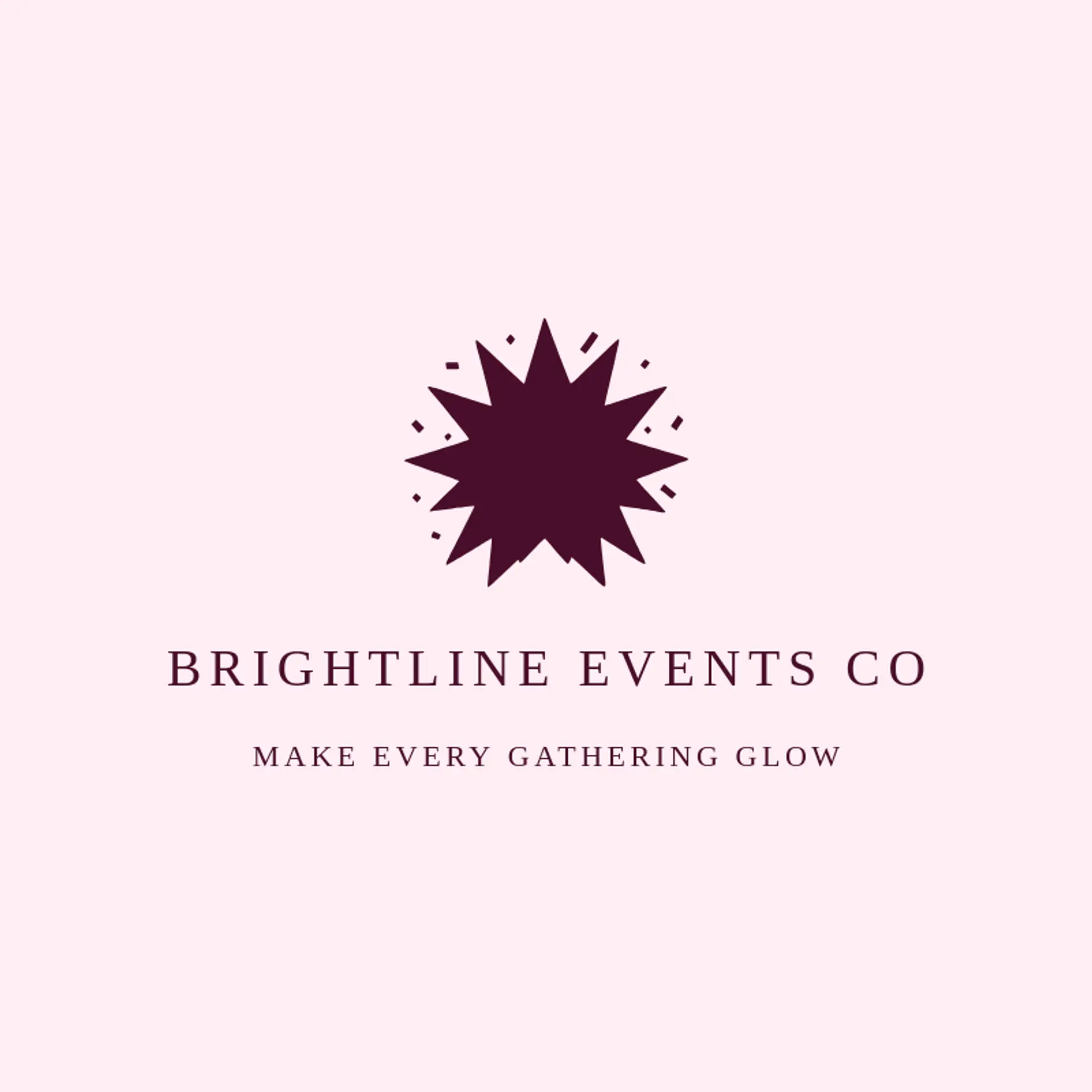 Brightline Events Co logo for flare
