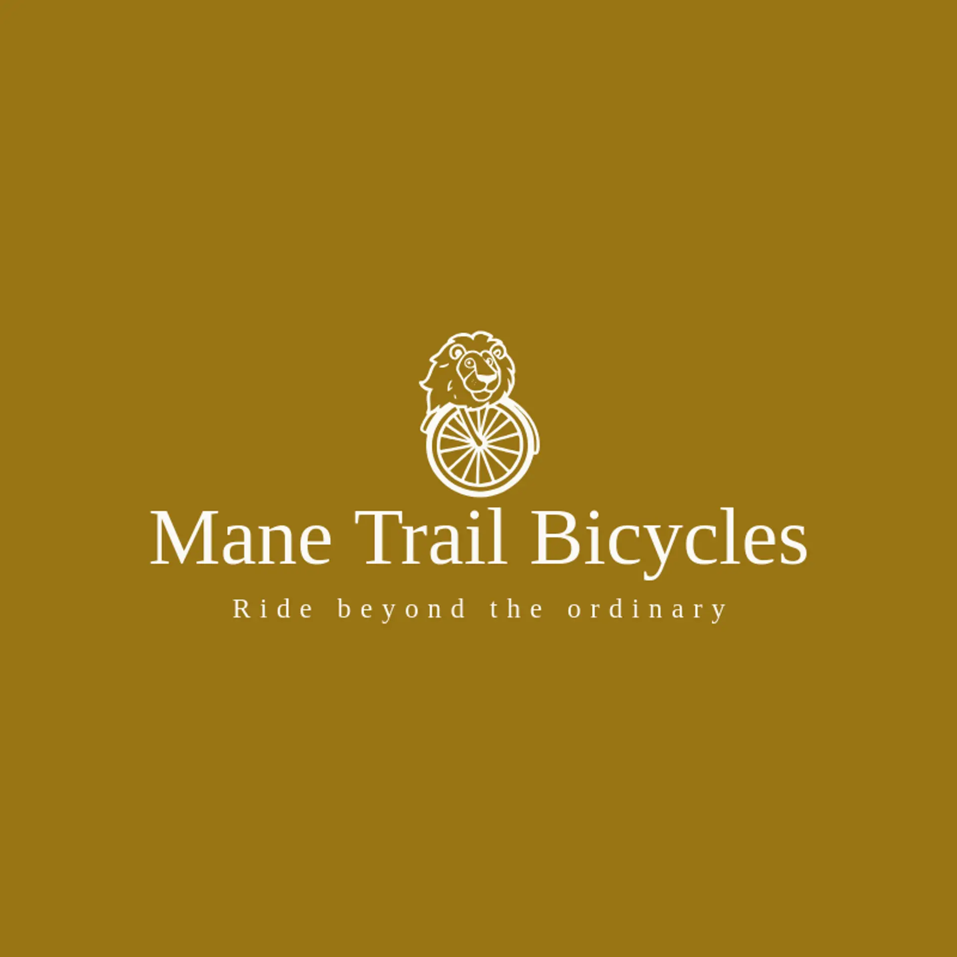 Mane Trail Bicycles logo for lion head