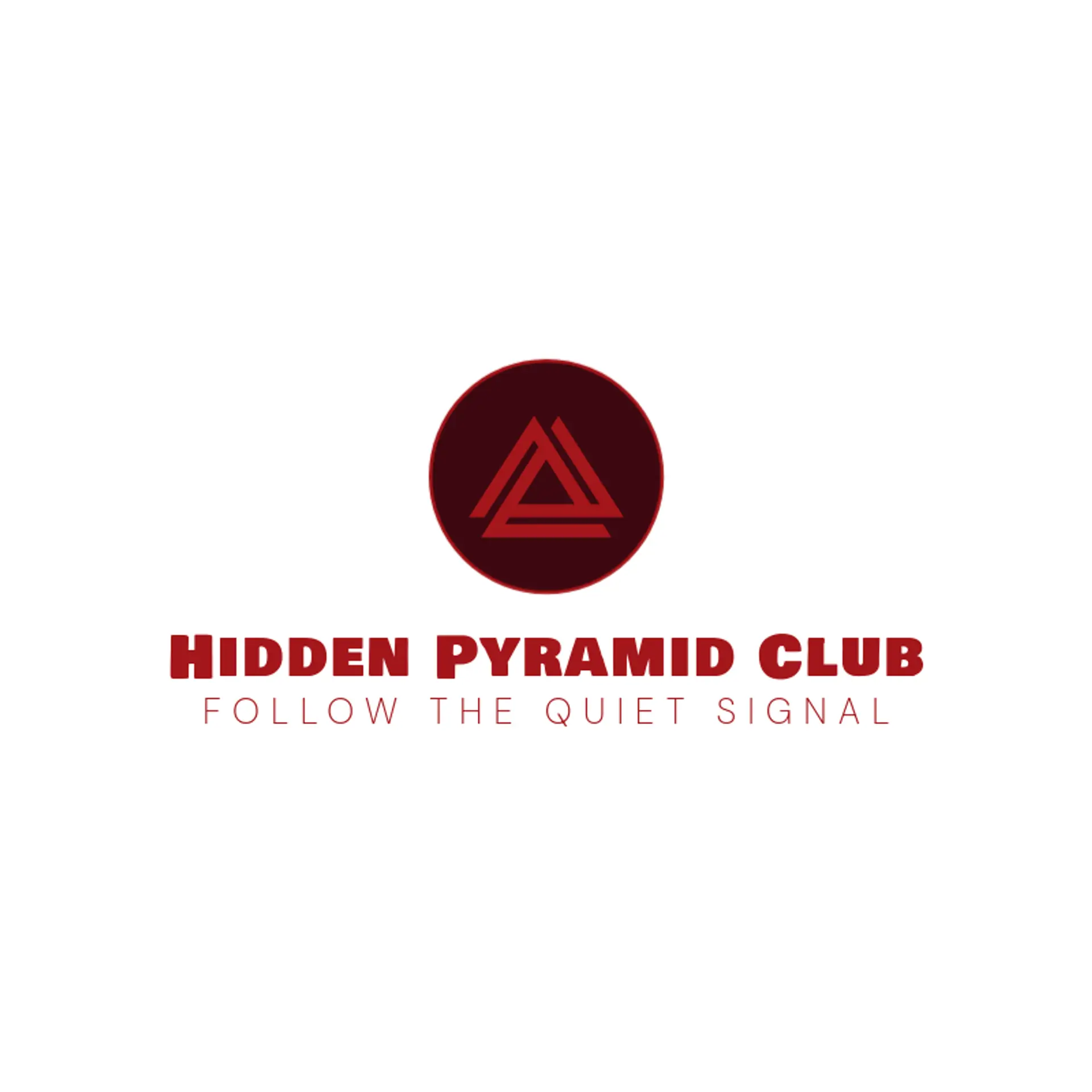 Hidden Pyramid Club logo for illuminati