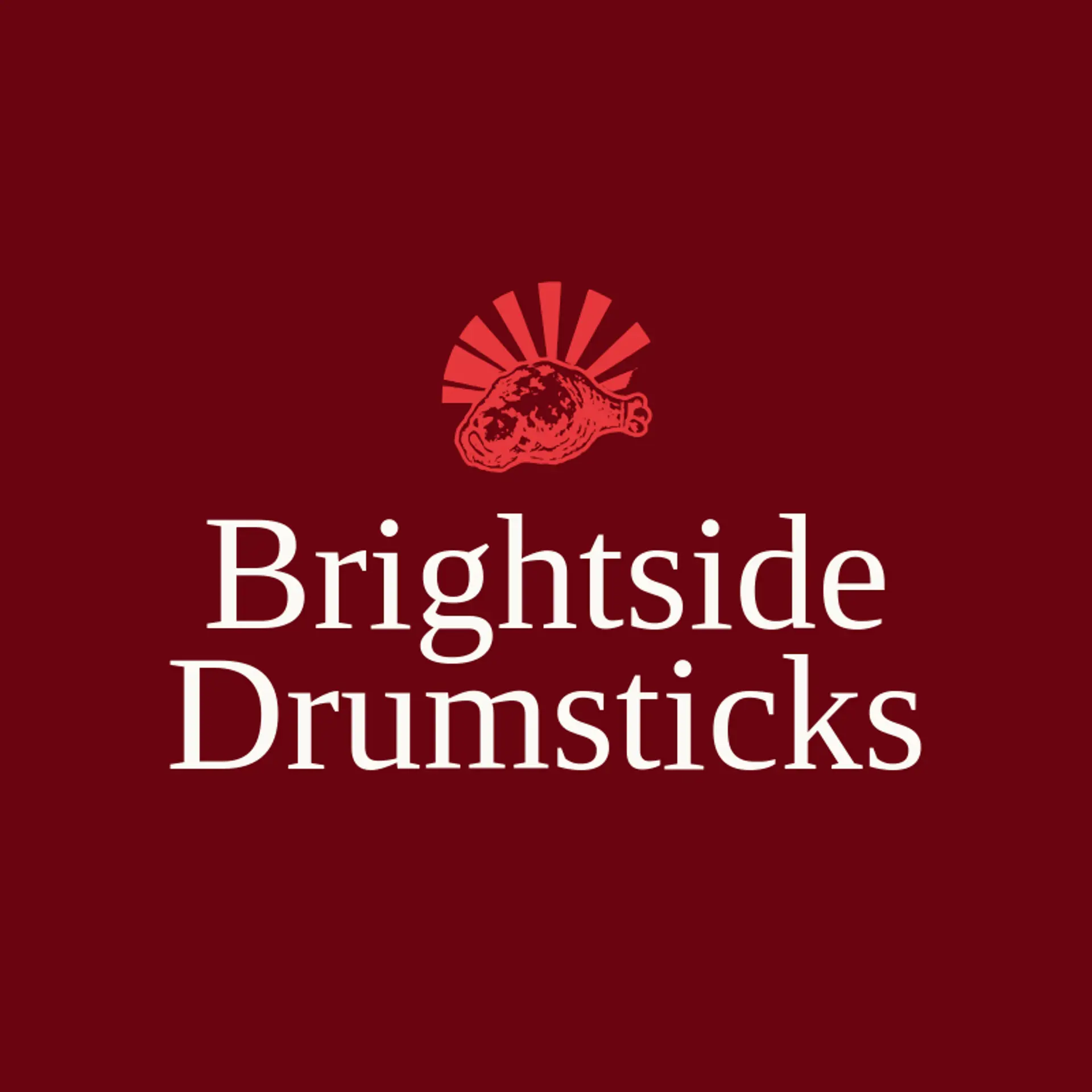 Brightside Drumsticks logo for fried chicken