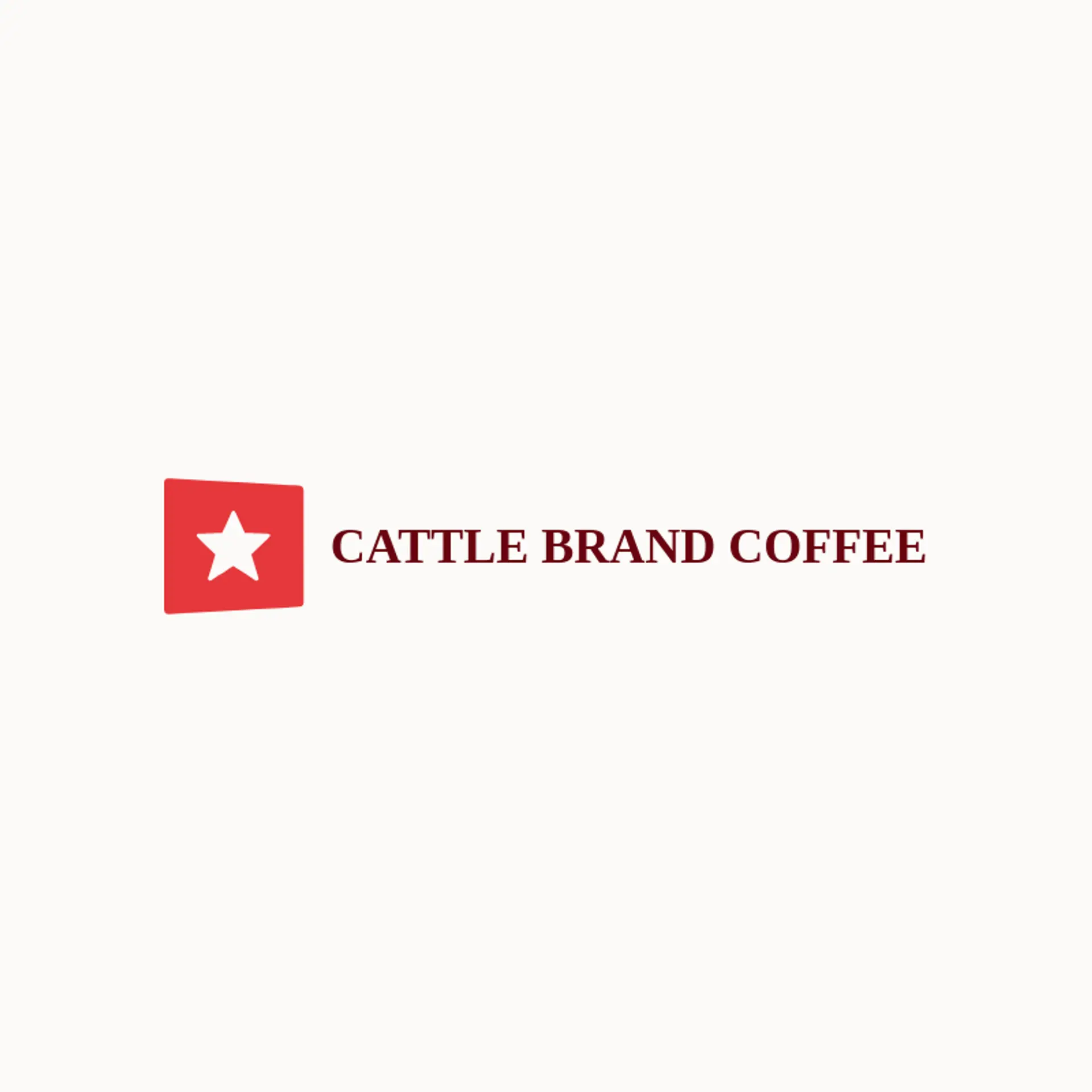 Cattle Brand Coffee logo for sheriff
