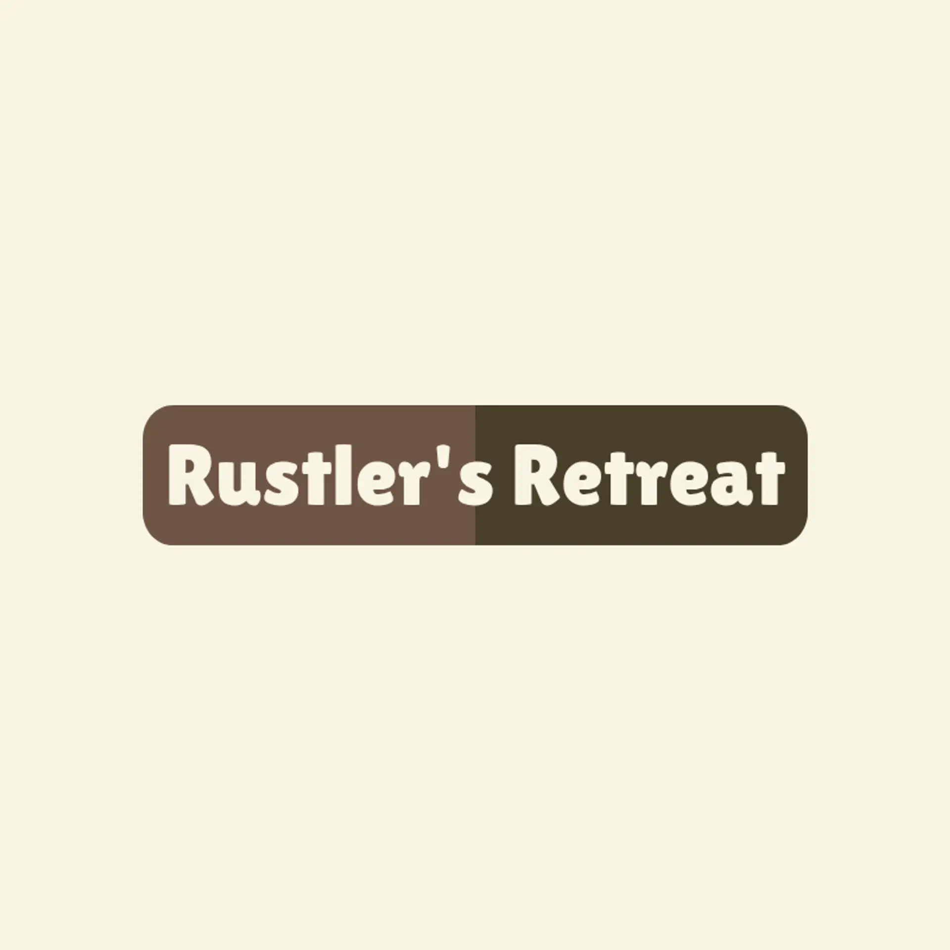 Rustler's Retreat logo for country music