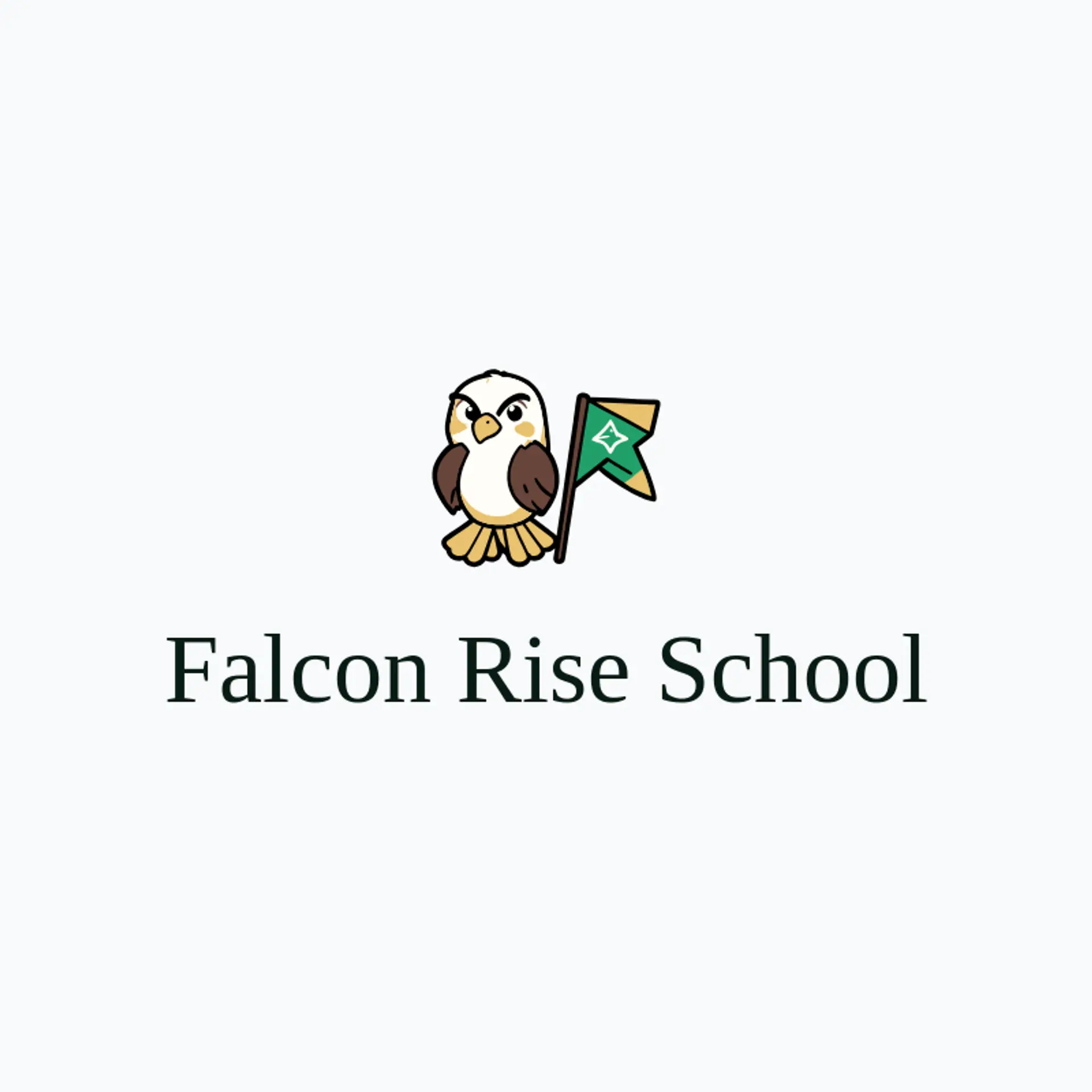 Falcon Rise School logo for varsity