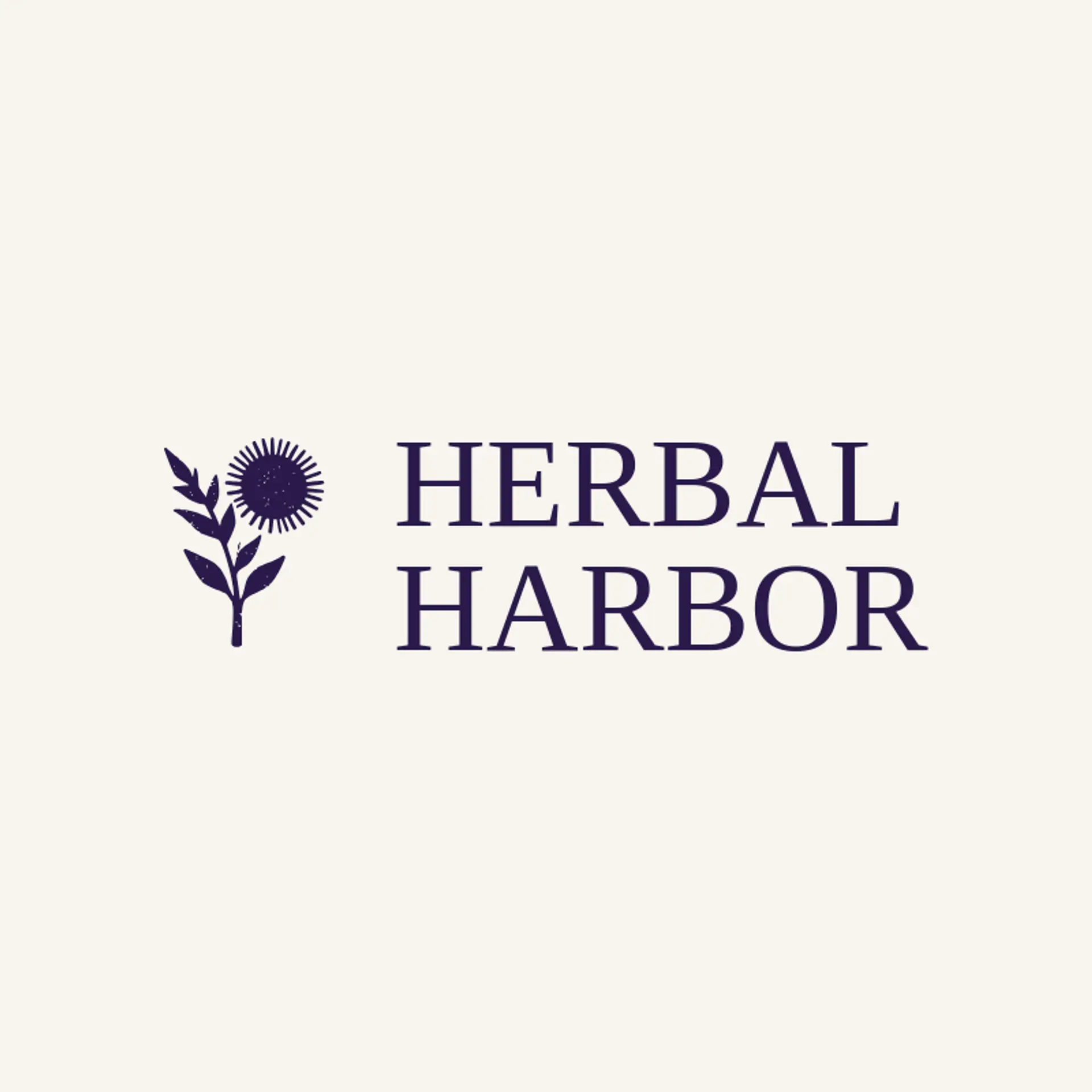 Herbal Harbor logo for wellness