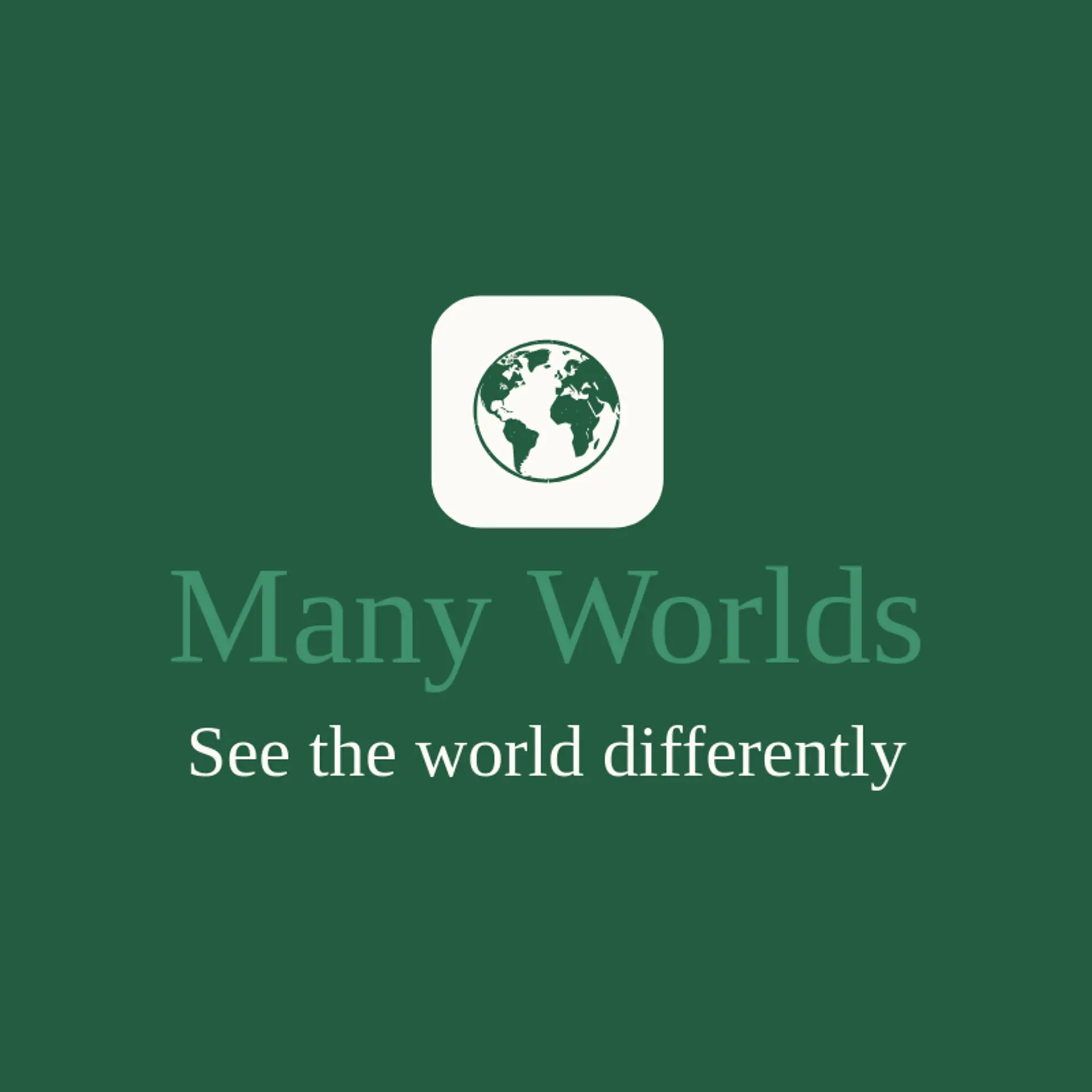 Many Worlds logo for culture
