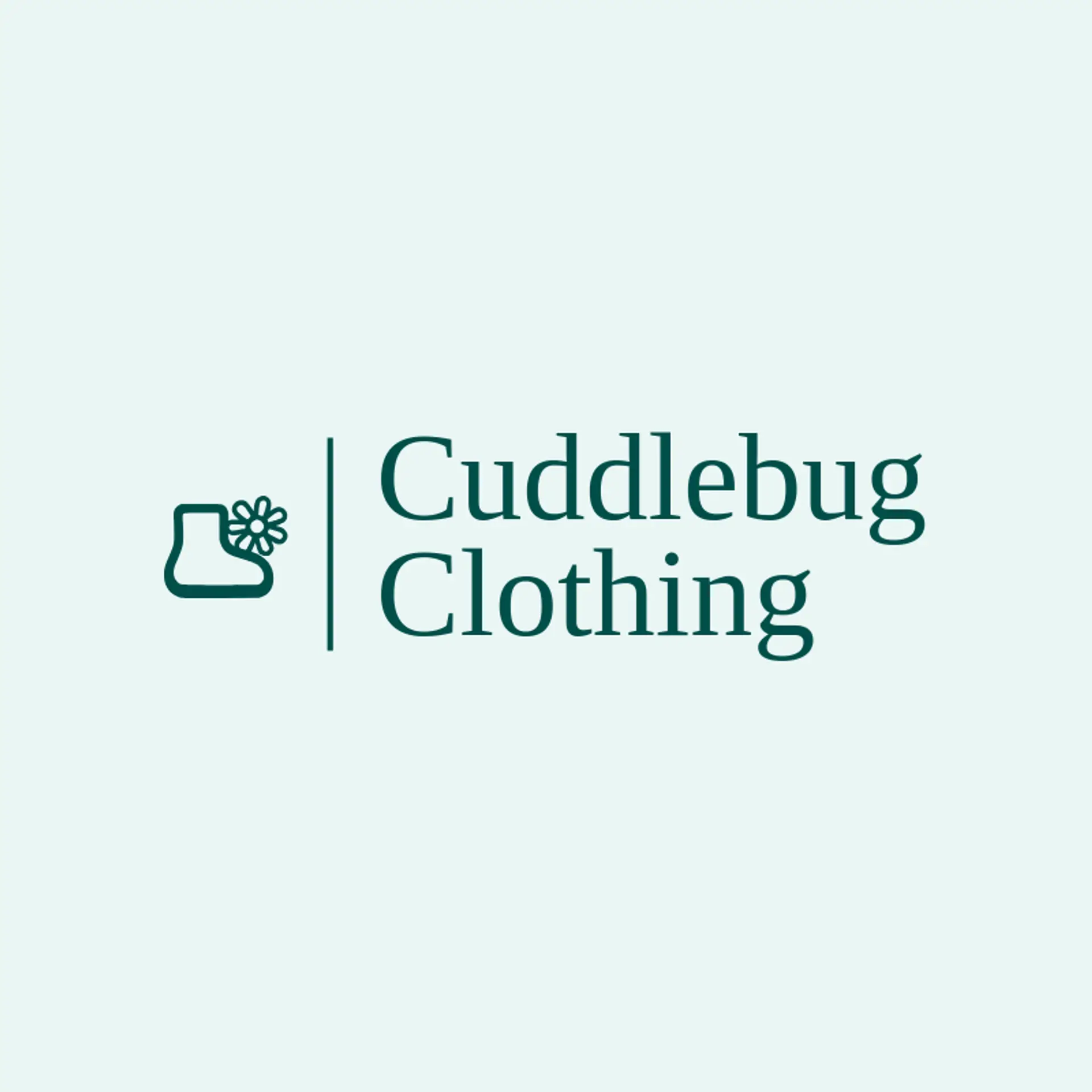 Cuddlebug Clothing logo for kids clothing