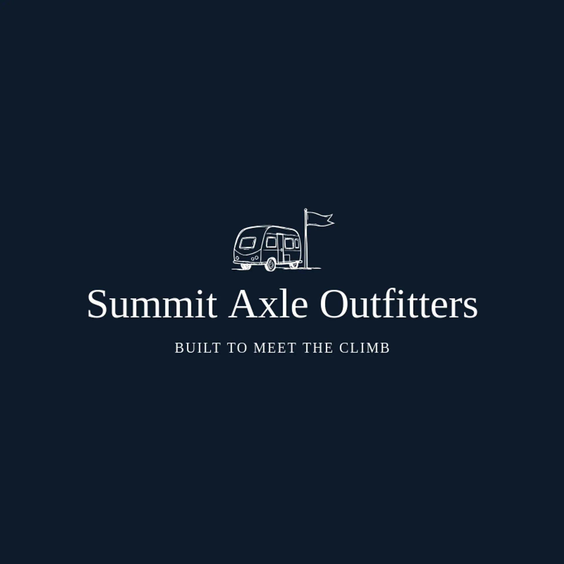 Summit Axle Outfitters logo for trailer