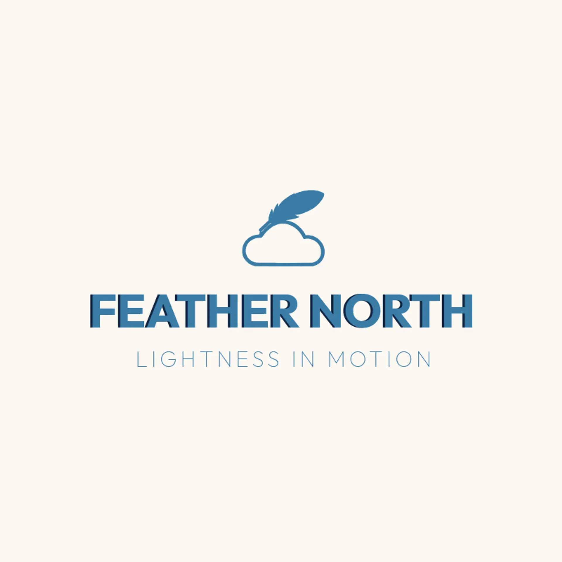 Feather North logo for airline
