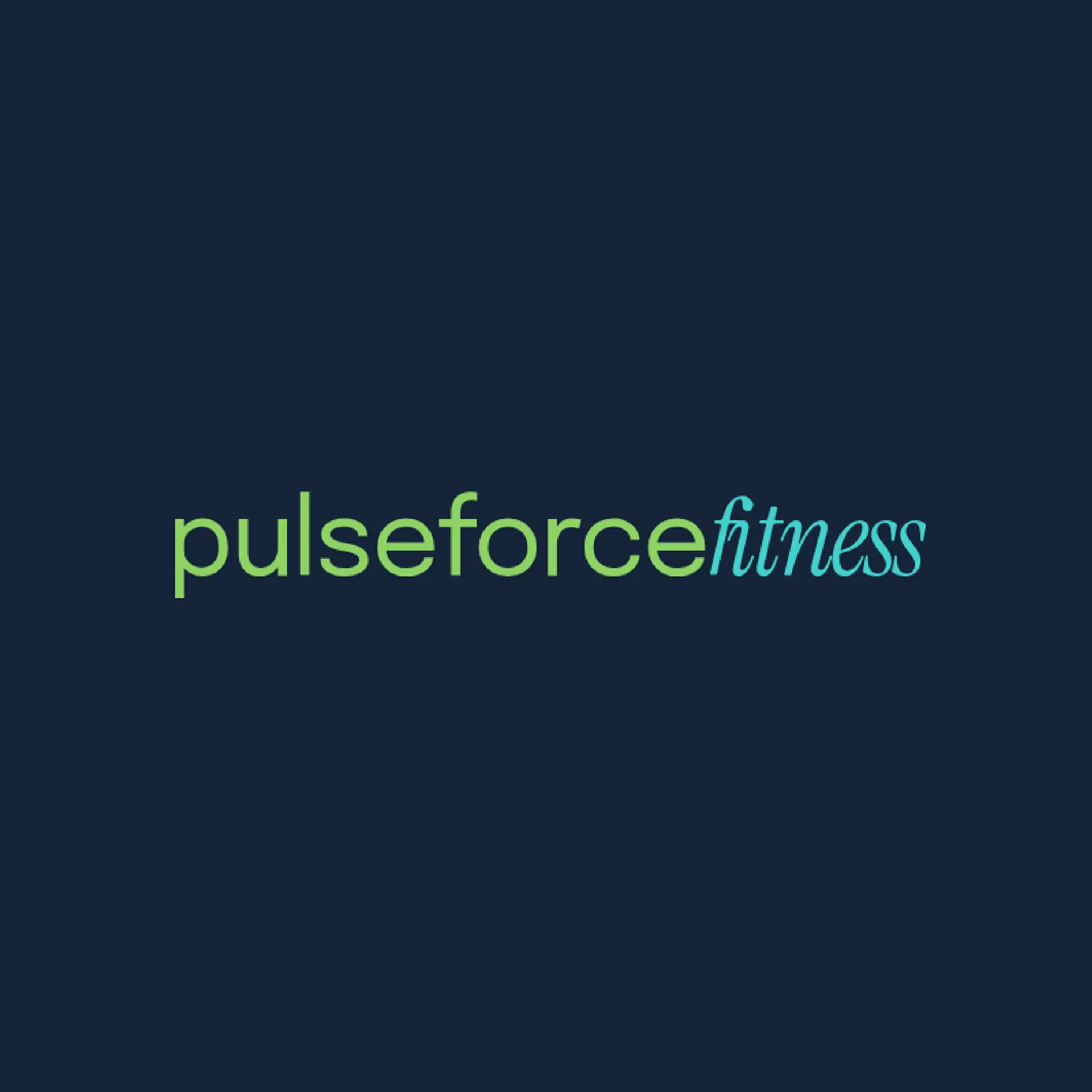 PulseVibe Fitness logo for health fitness