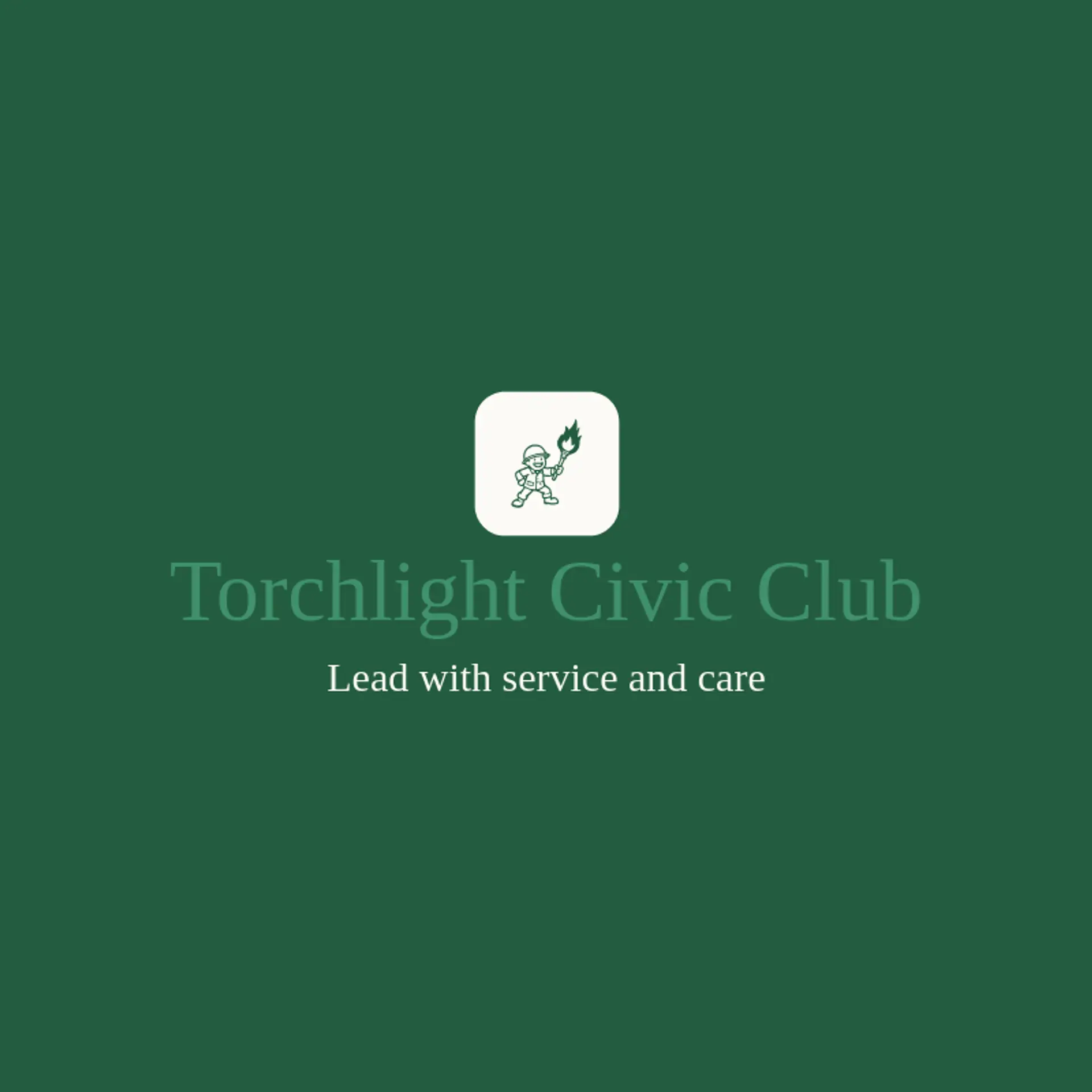 Torchlight Civic Club logo for militia