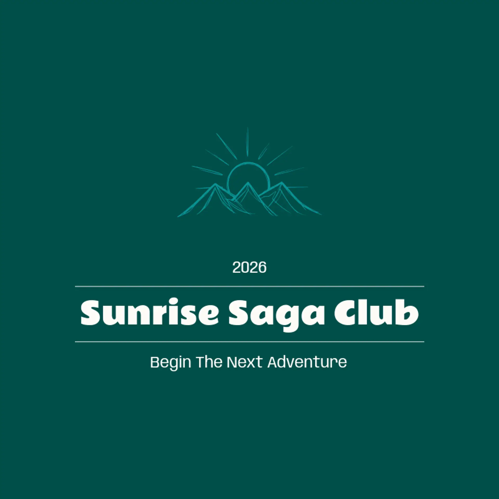 Sunrise Saga Club logo for anime character