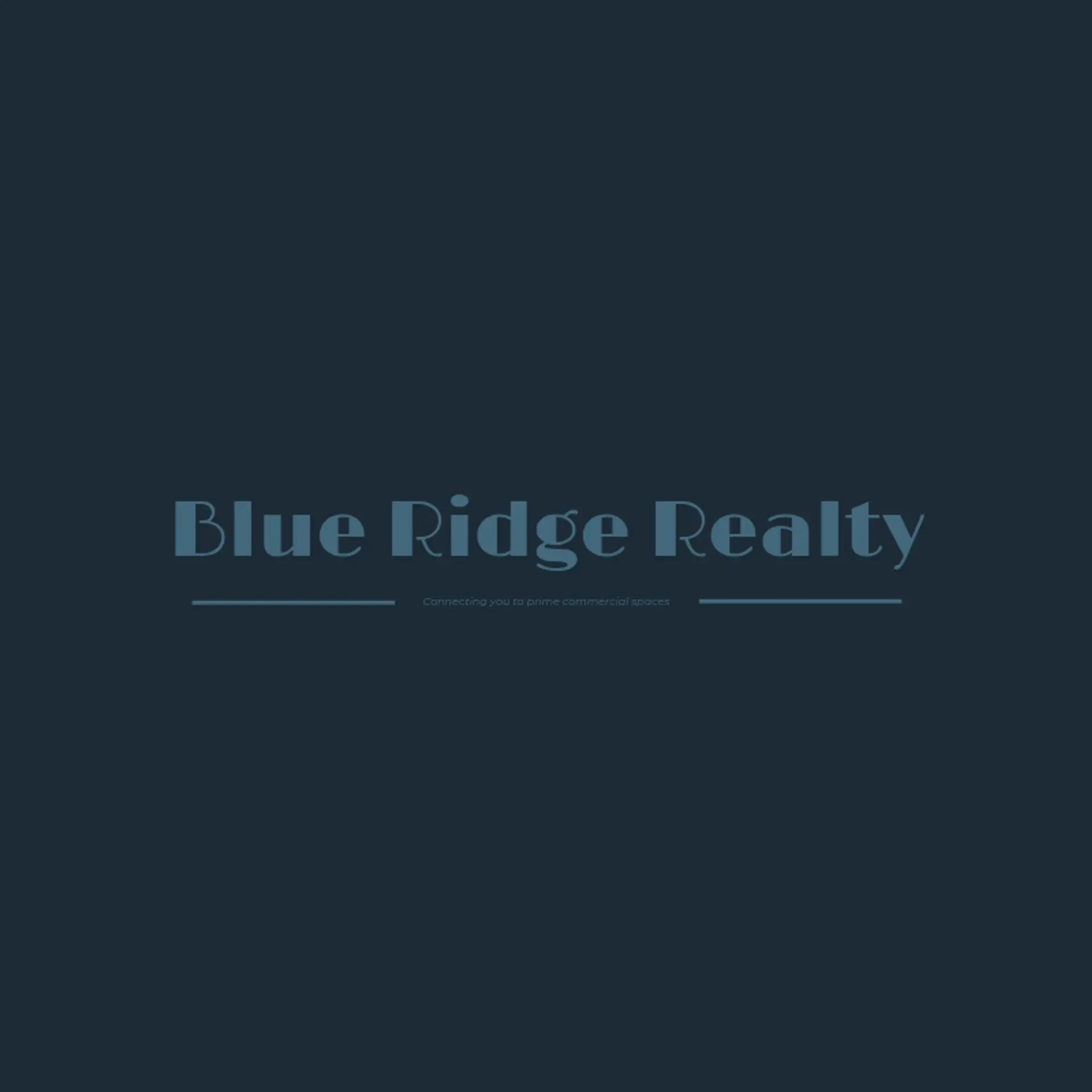 Blue Ridge Realty logo for commercial real estate