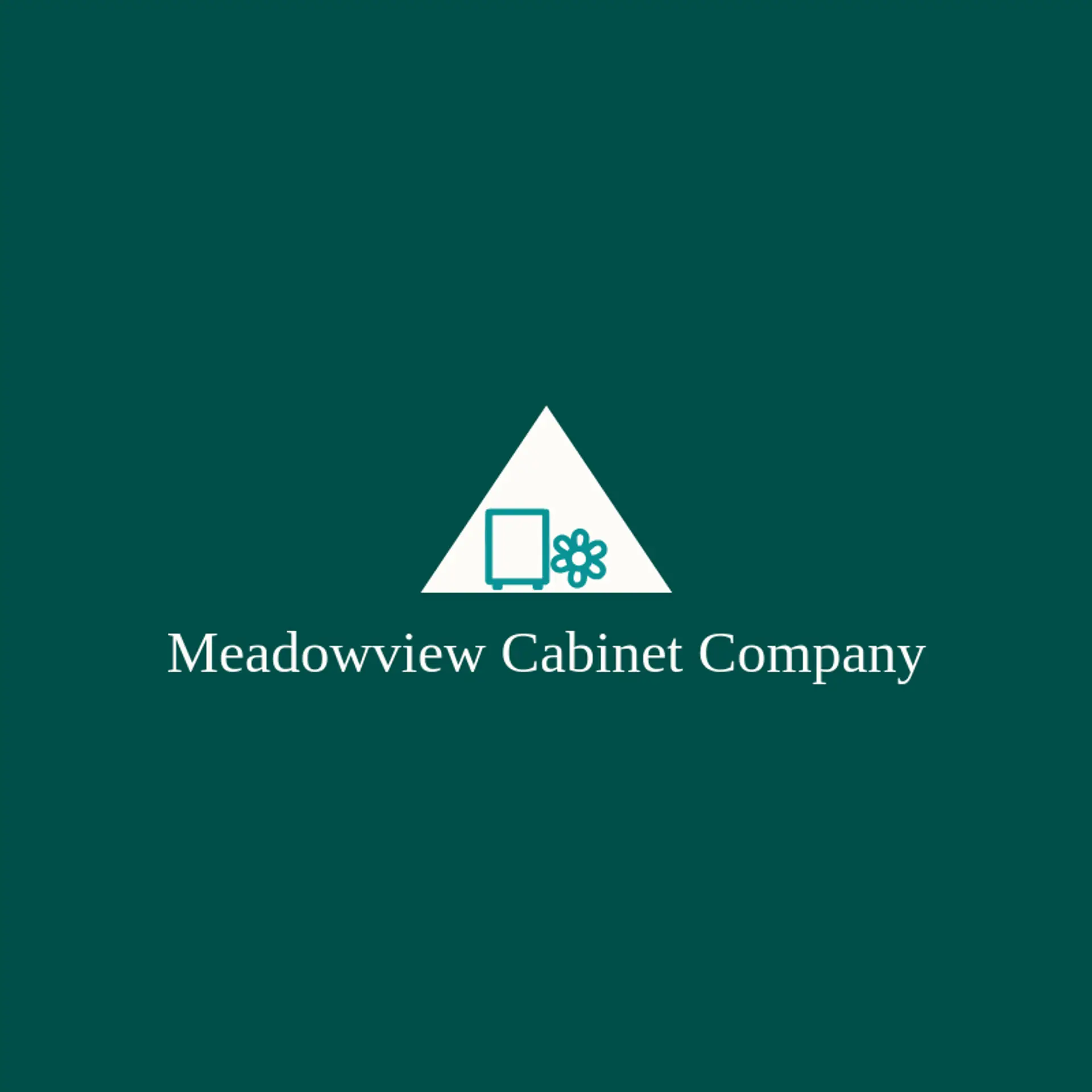 Meadowview Cabinet Company logo for cabinet
